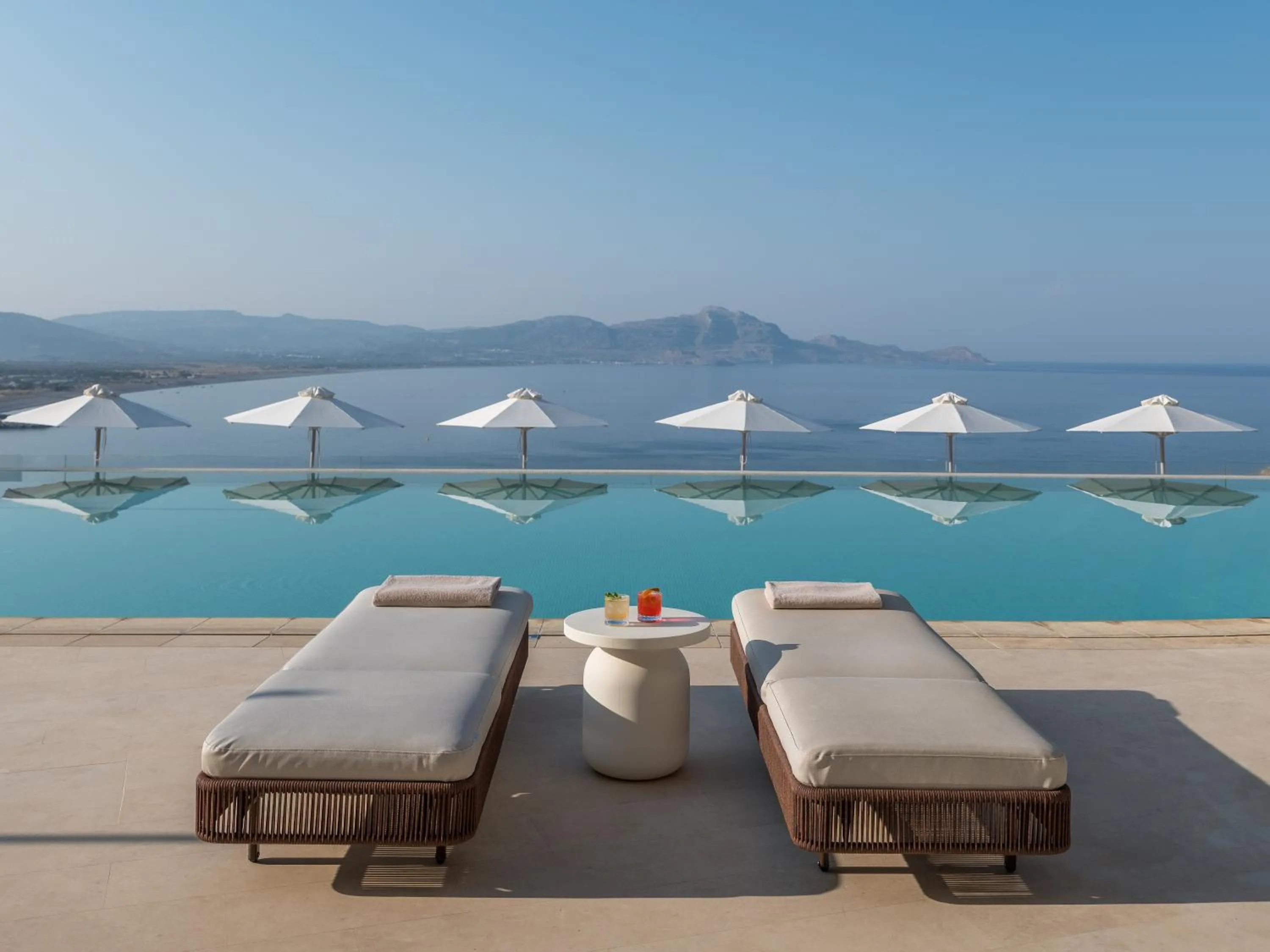 Swimming pool in Lindos Blu Luxury Hotel-Adults only