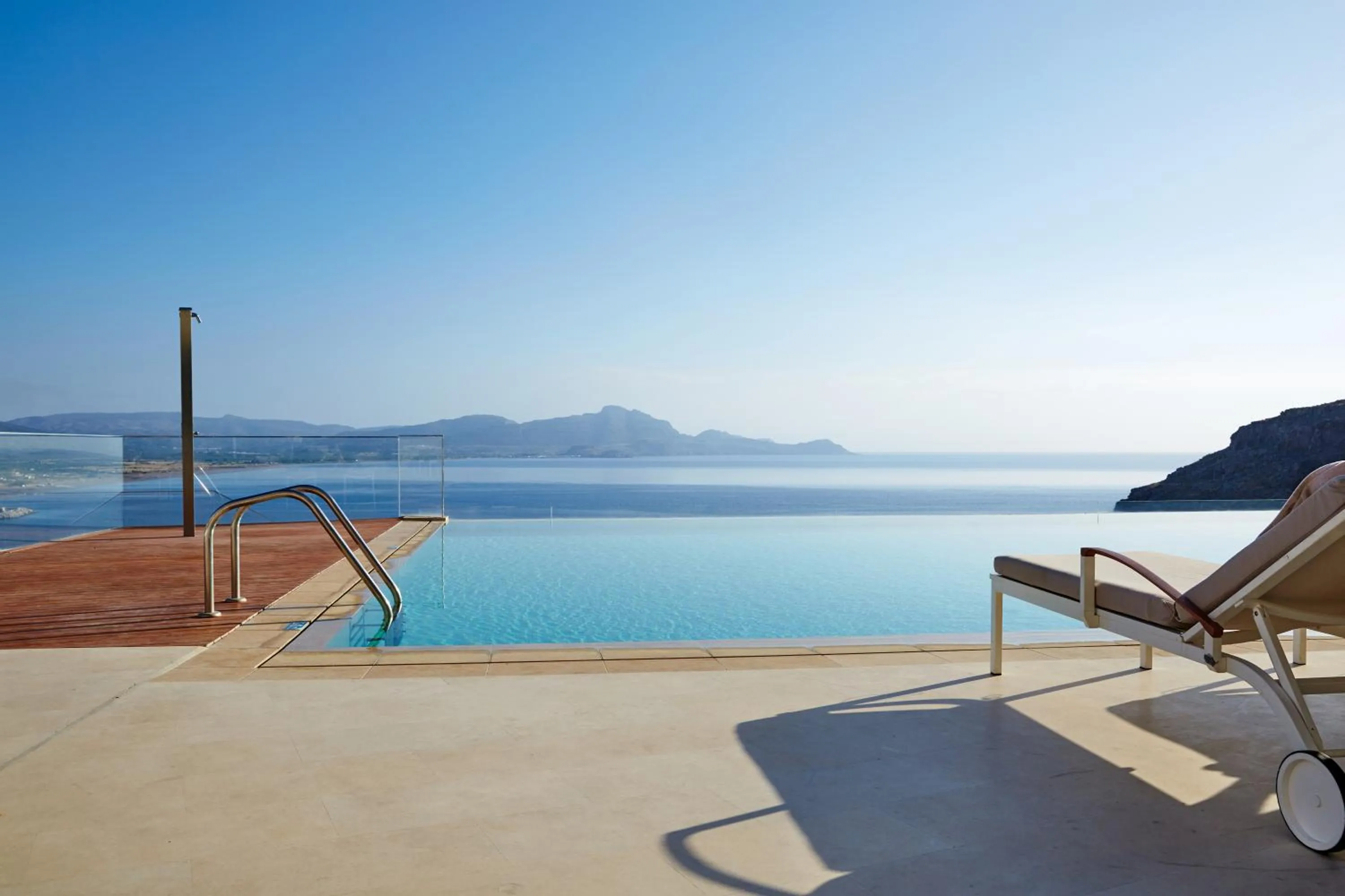 Sea view in Lindos Blu Luxury Hotel-Adults only