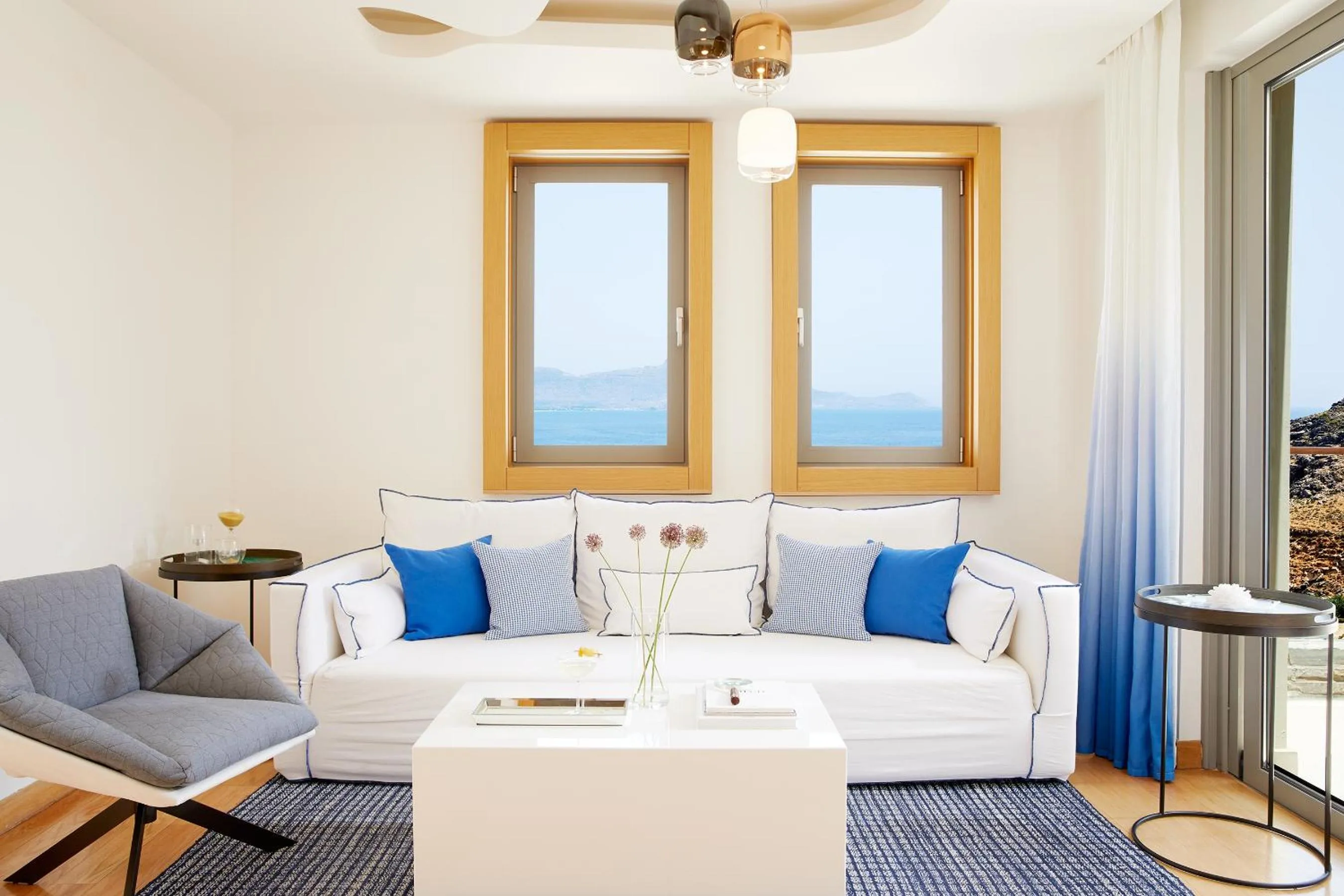 TV and multimedia in Lindos Blu Luxury Hotel-Adults only