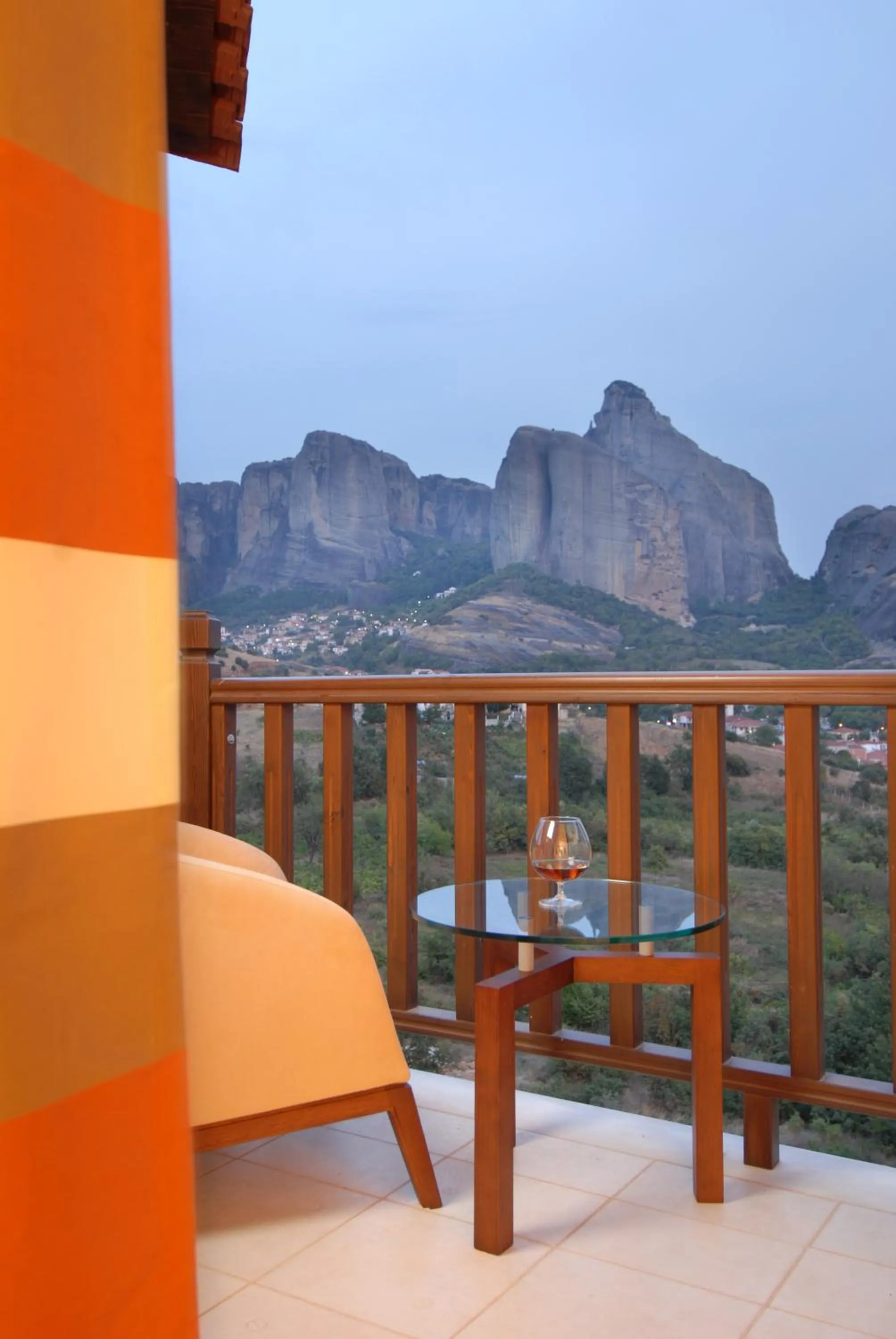Balcony/Terrace in Meteora Hotel at Kastraki