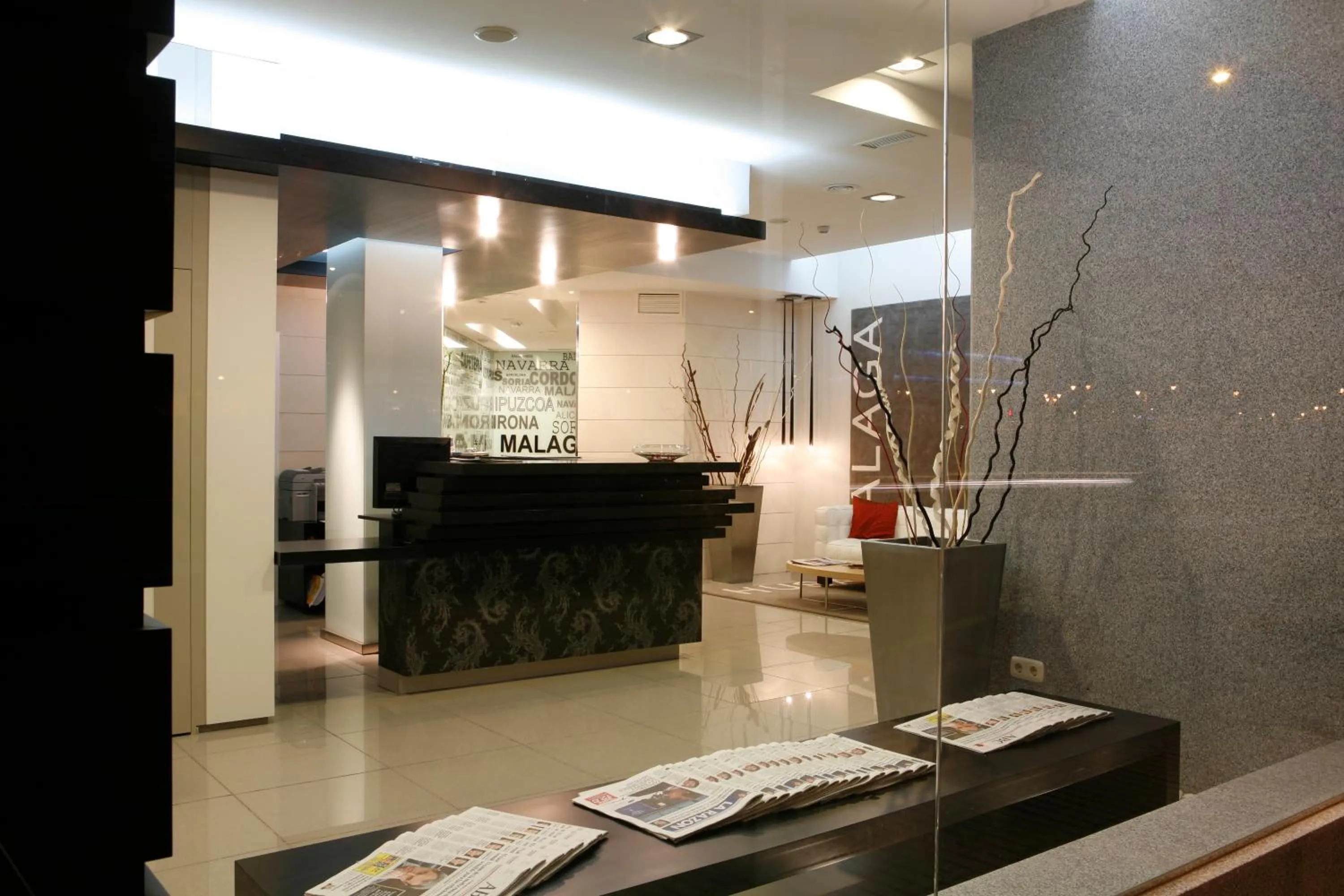 Lobby or reception in Hotel Guadalmedina