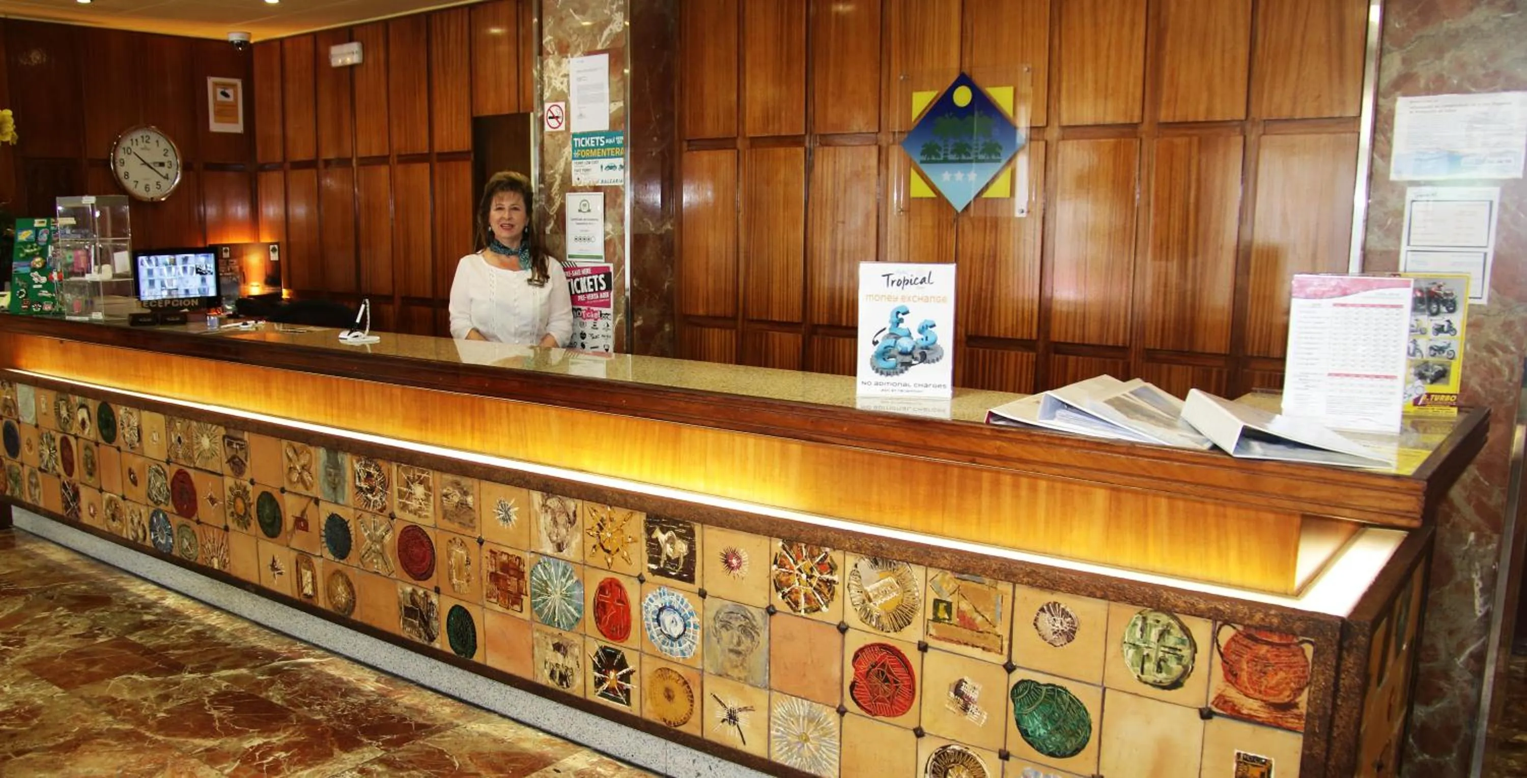 Lobby or reception in Hotel Tropical