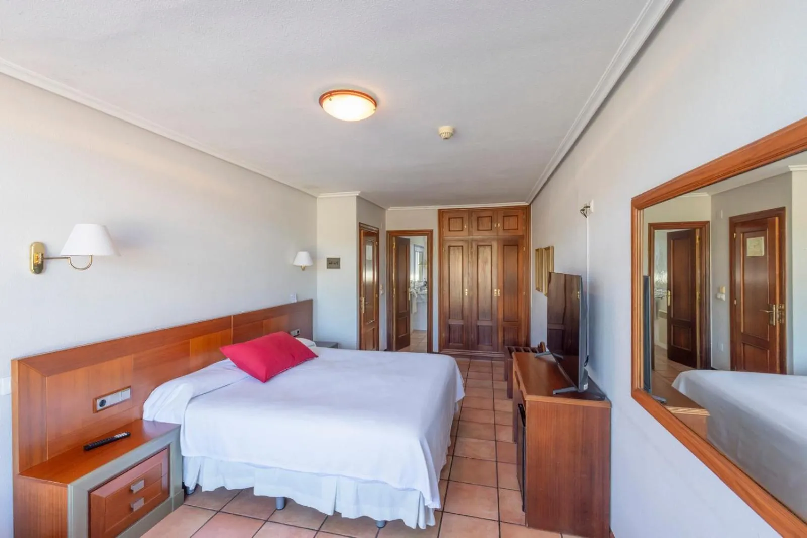 Bed in Hotel Sablón