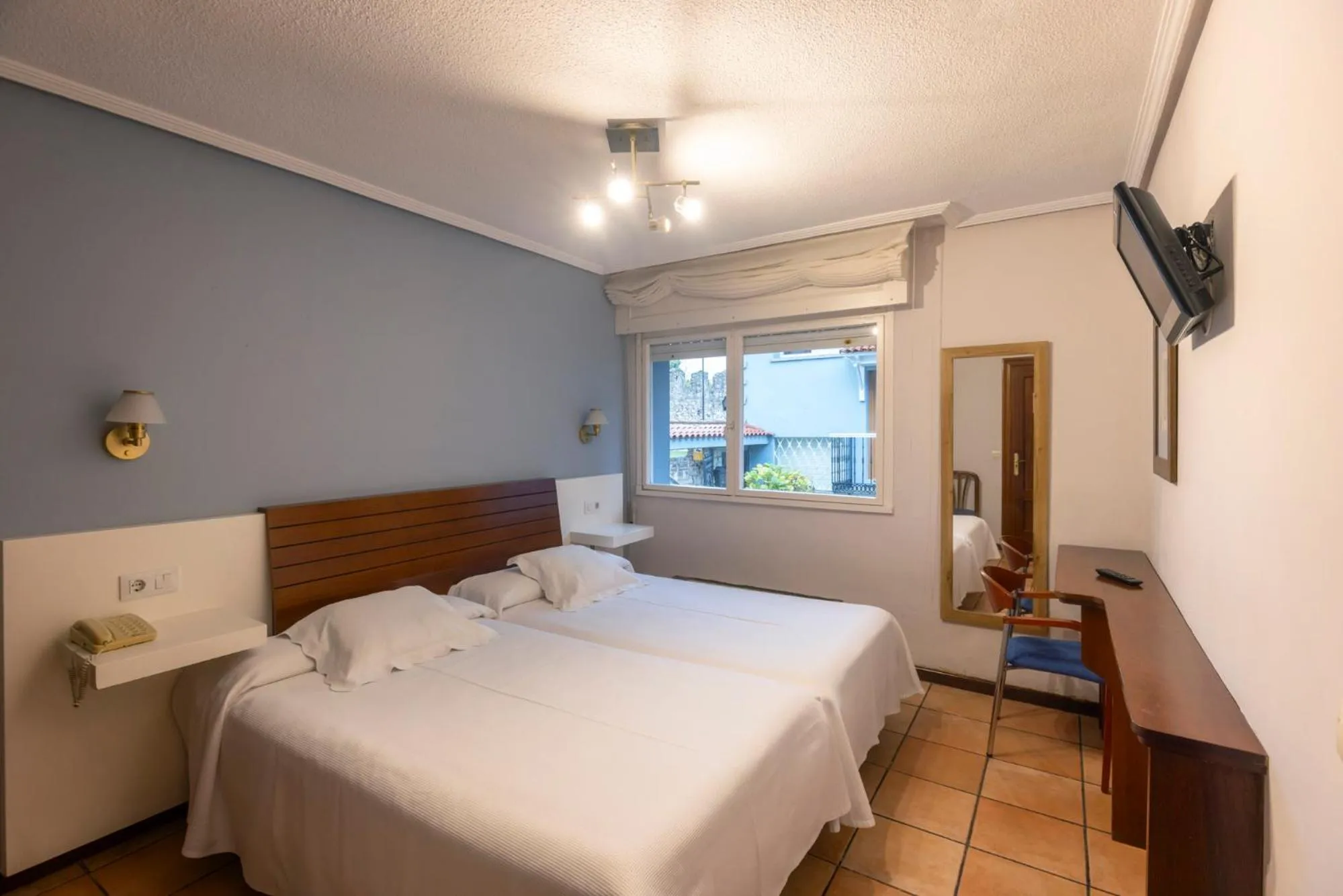 Bed in Hotel Sablón