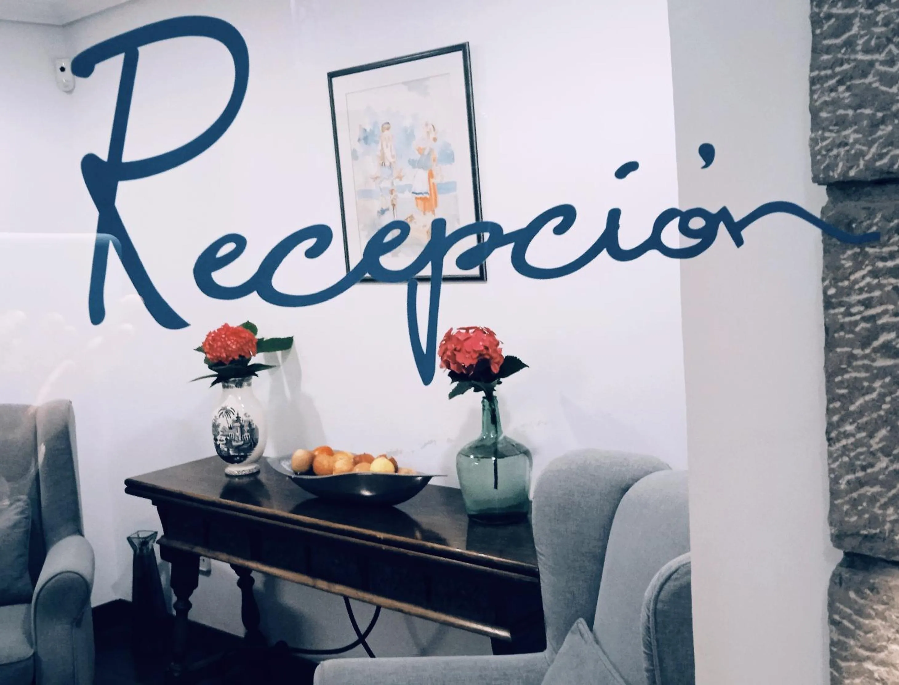 Lobby or reception in Hotel Sablón