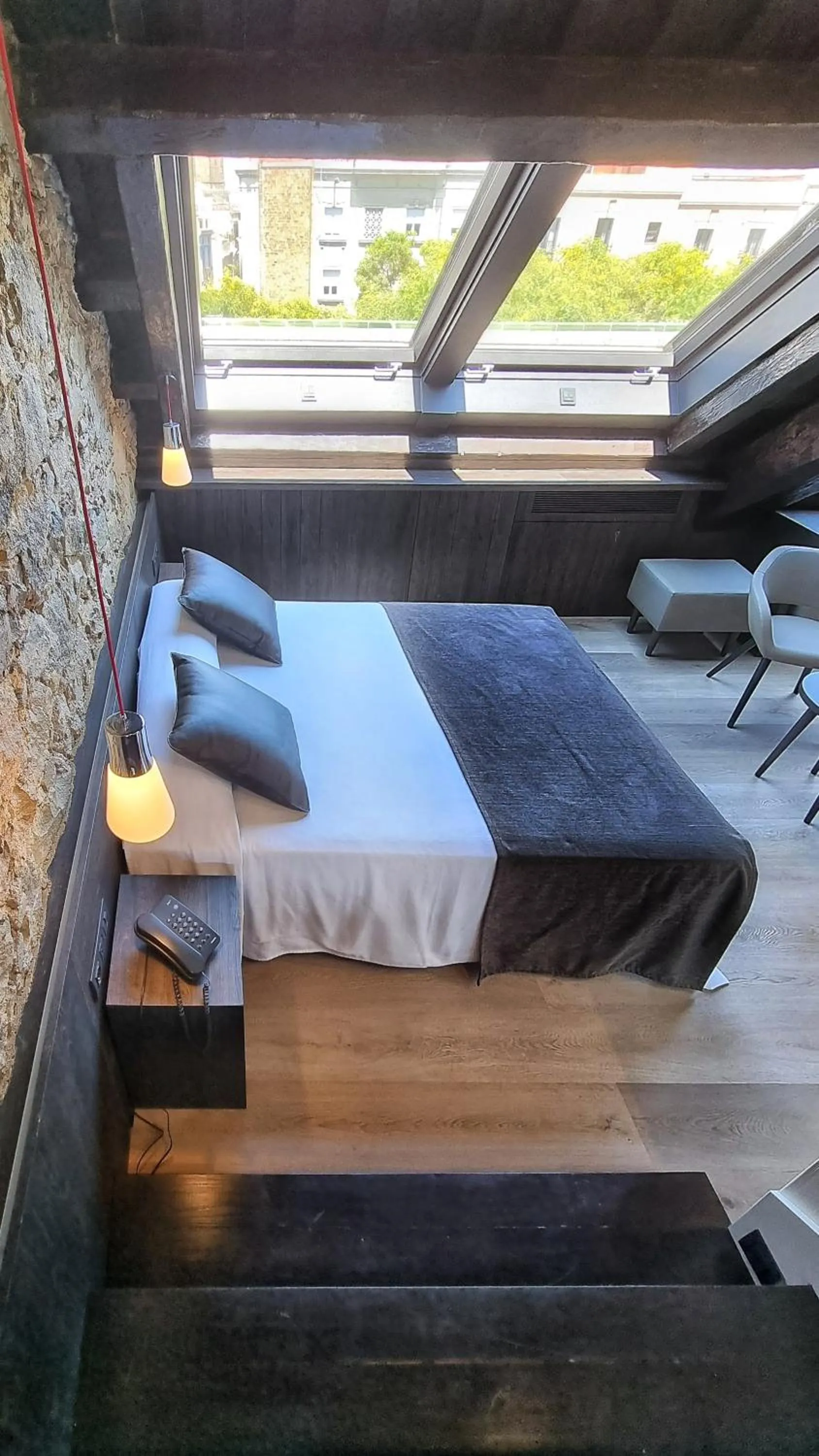 Bed in Hotel Sant Agustí