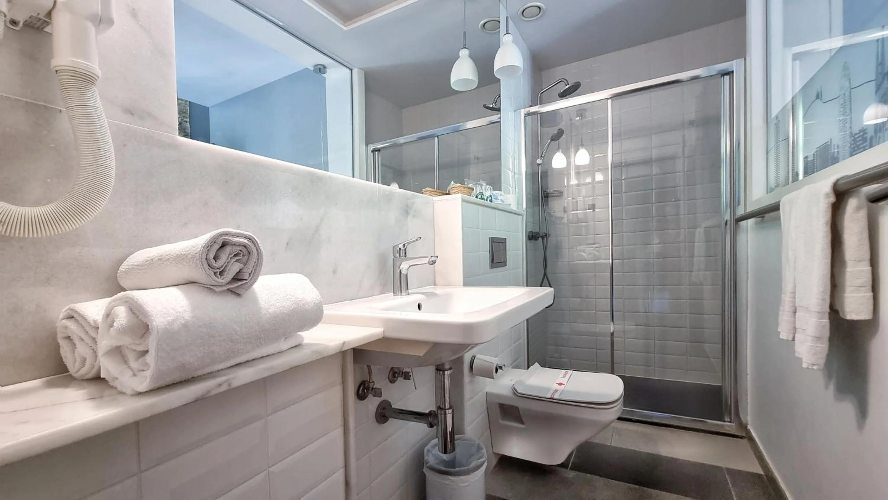 Bathroom in Hotel Sant Agustí