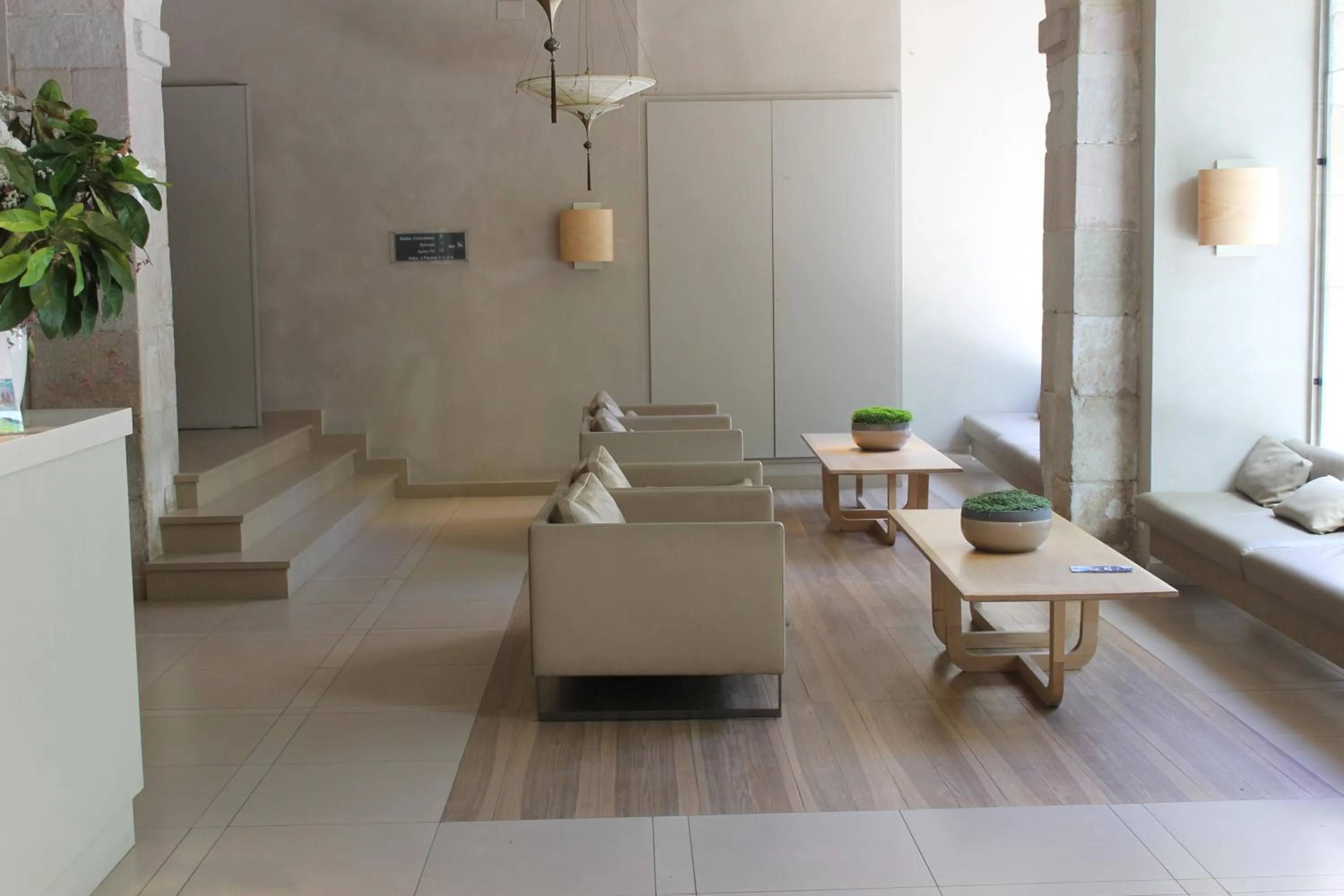 Lobby or reception in Hotel Sant Agustí