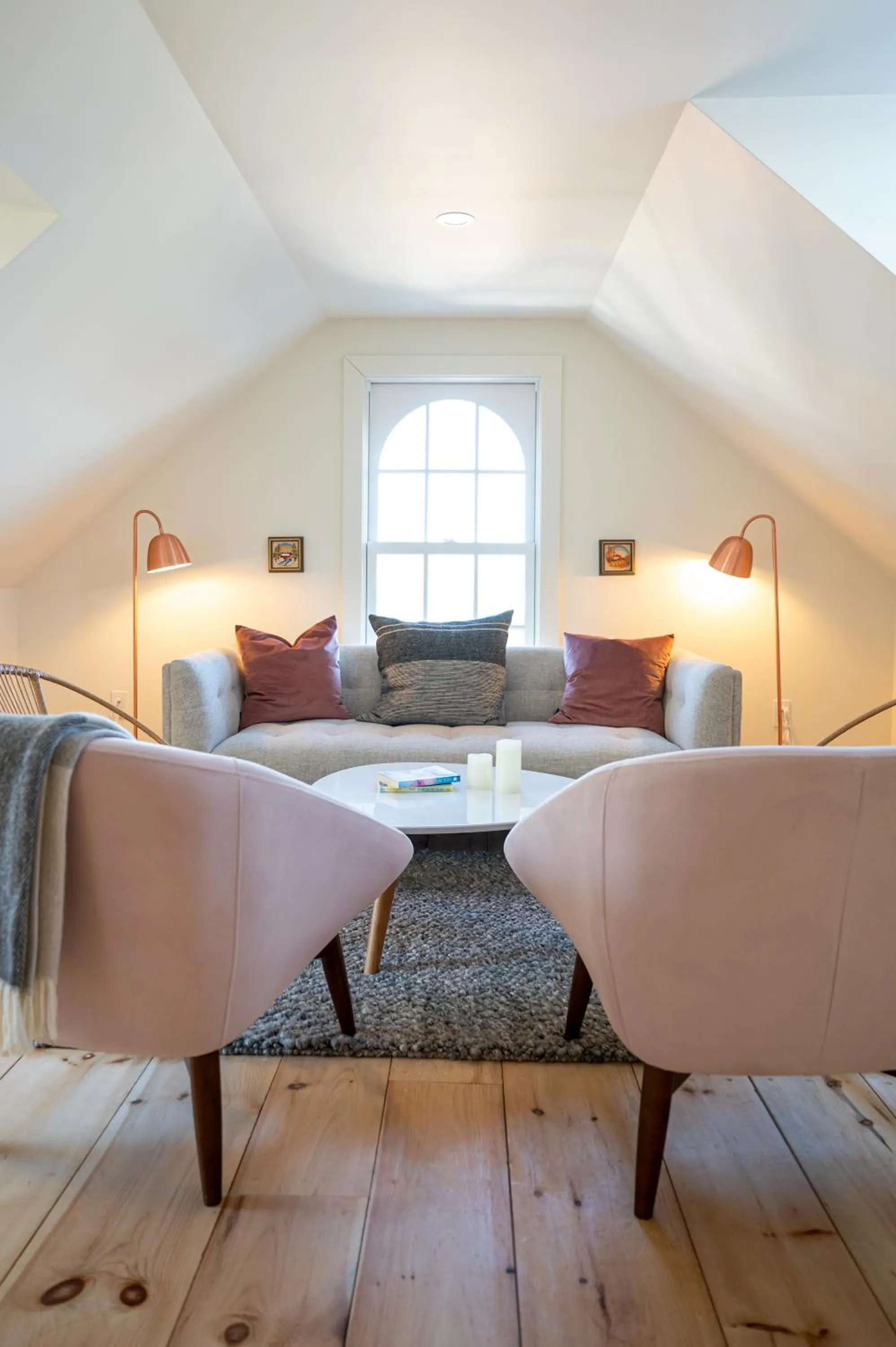 Seating area in The August House