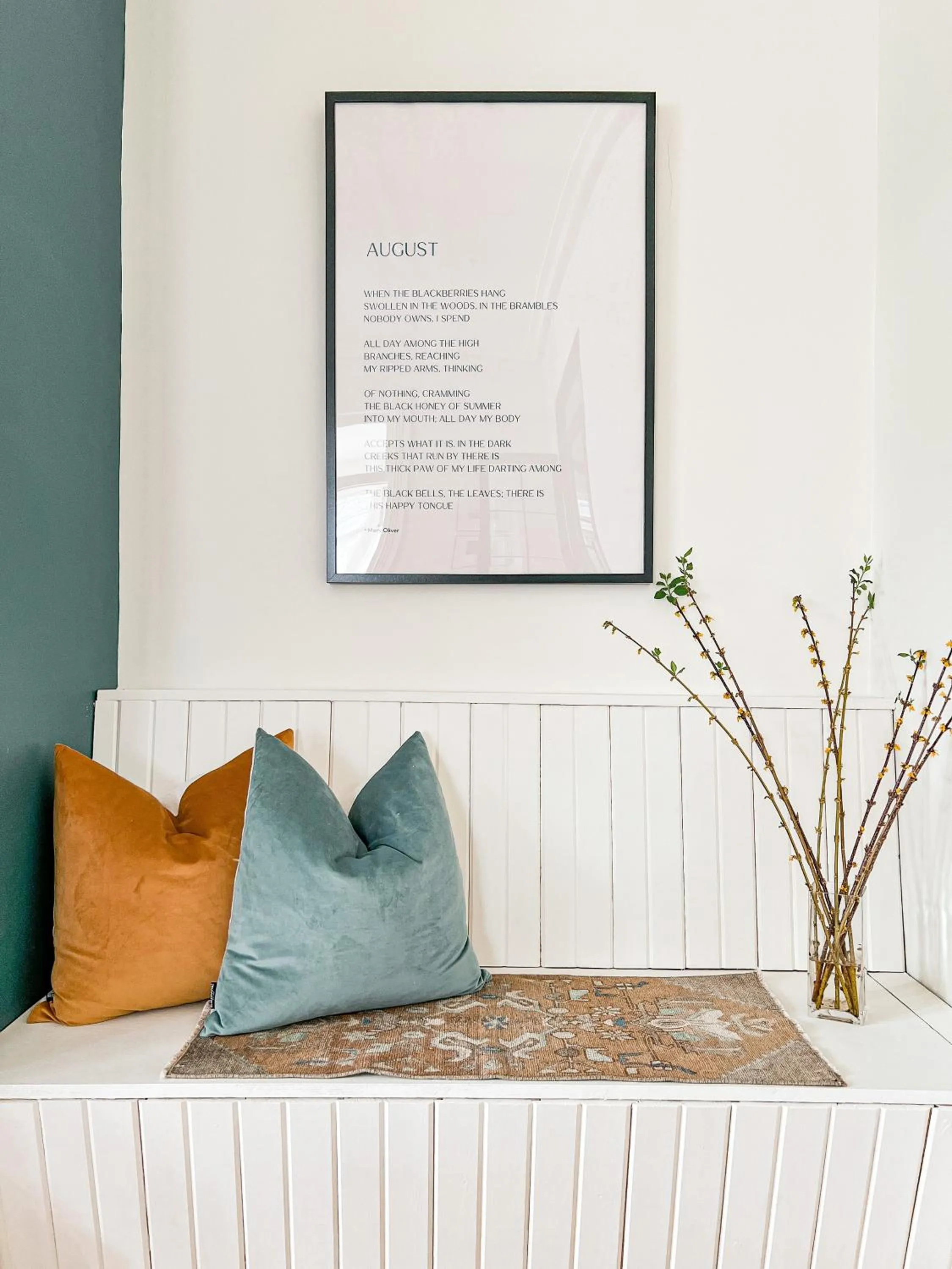Seating area in The August House
