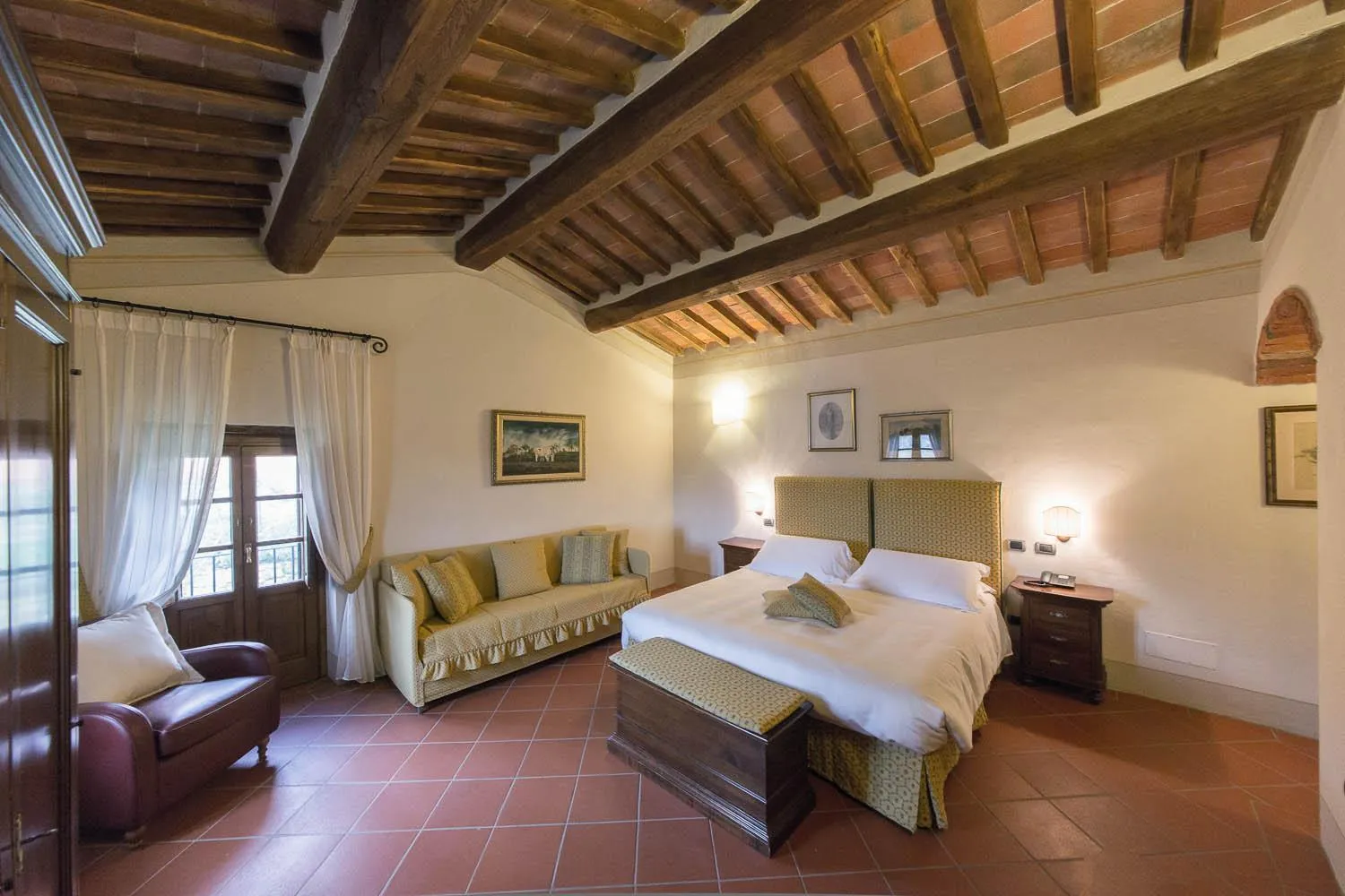 Bed in Relais La Martina