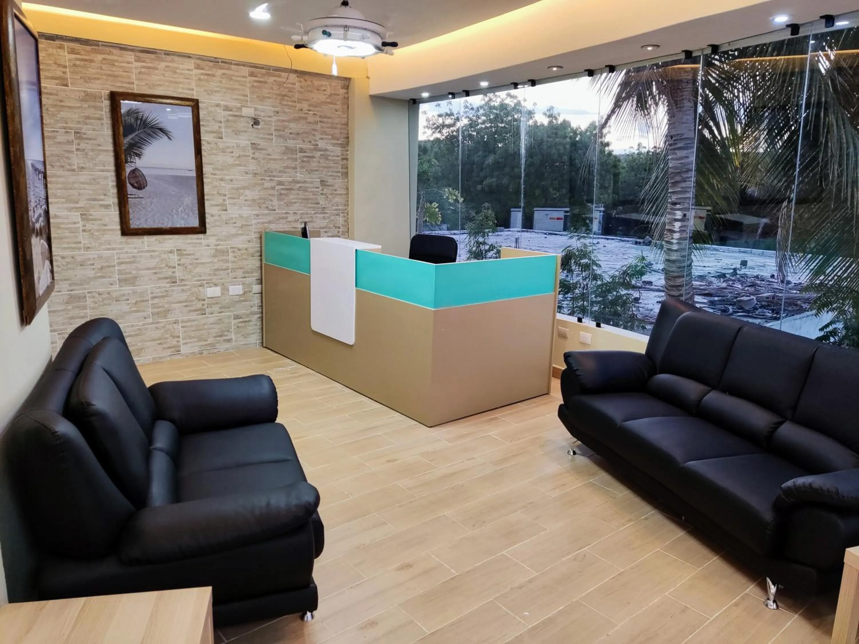 Lobby or reception in Hotel el barco