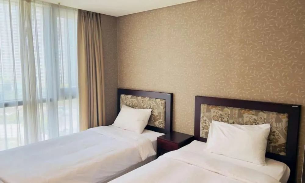 Bed in Busan Centum Victoria hotel