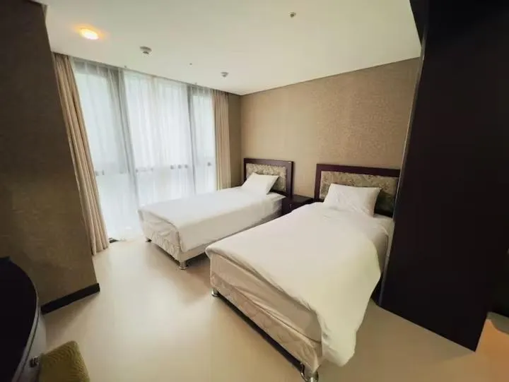 Bed in Busan Centum Victoria hotel