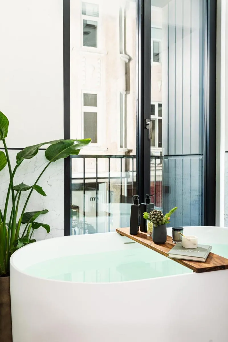 Bathroom in Juno Hotel Sofia, a Member of Design Hotels