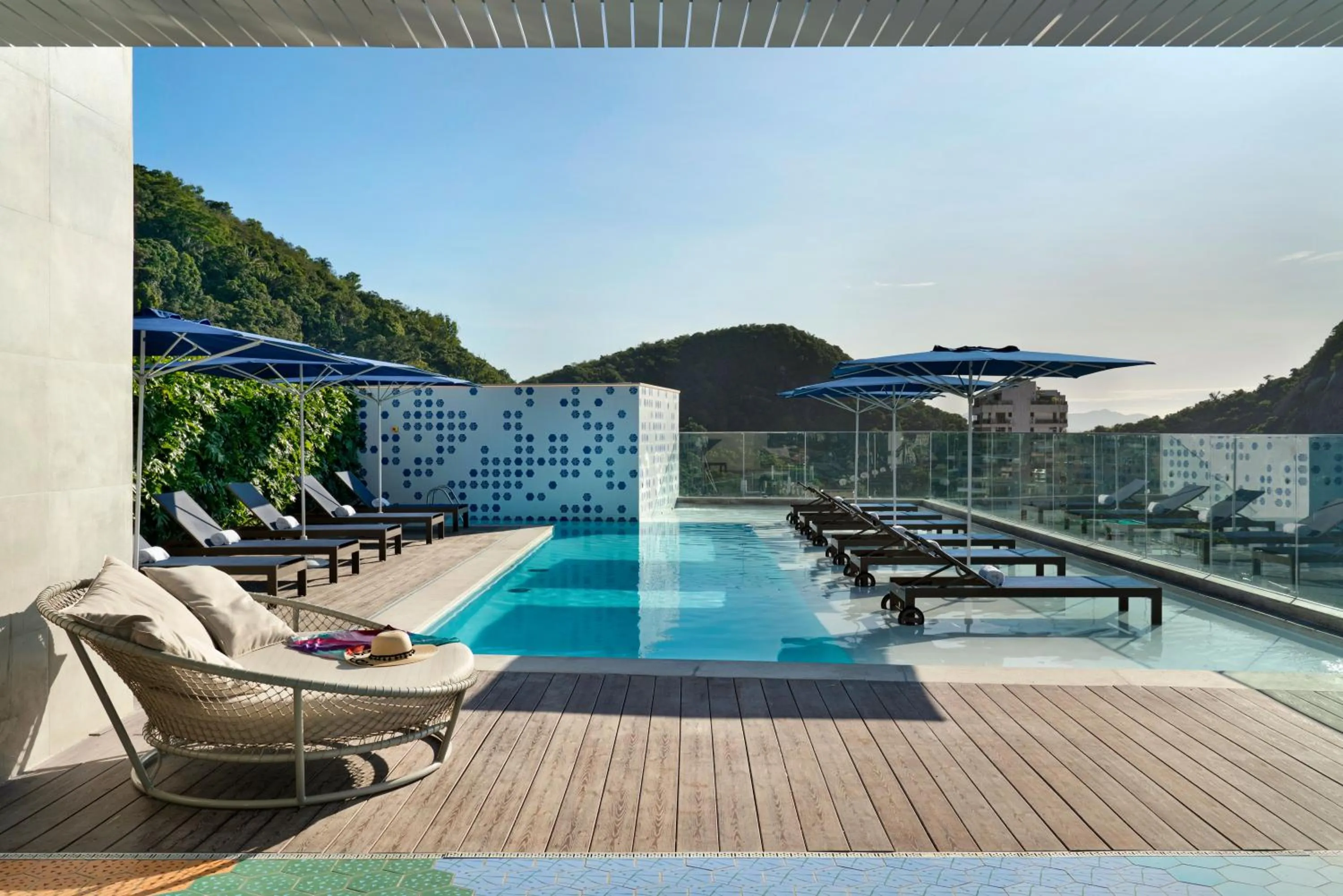 Swimming pool in Novotel Rio de Janeiro Leme