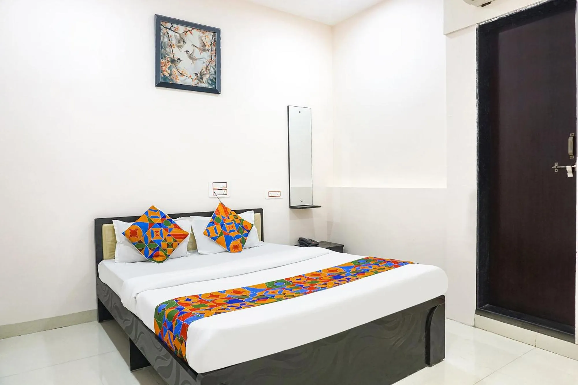Bed in FabHotel Rachana Residency - Nr Shivaji Nagar Metro Station and Railway Station