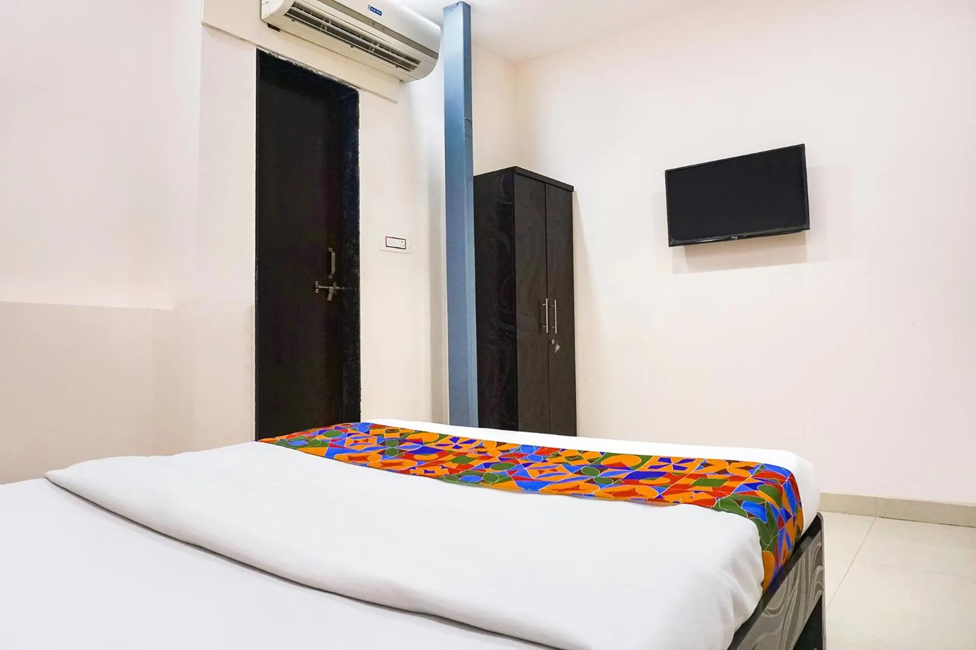 Bed in FabHotel Rachana Residency - Nr Shivaji Nagar Metro Station and Railway Station