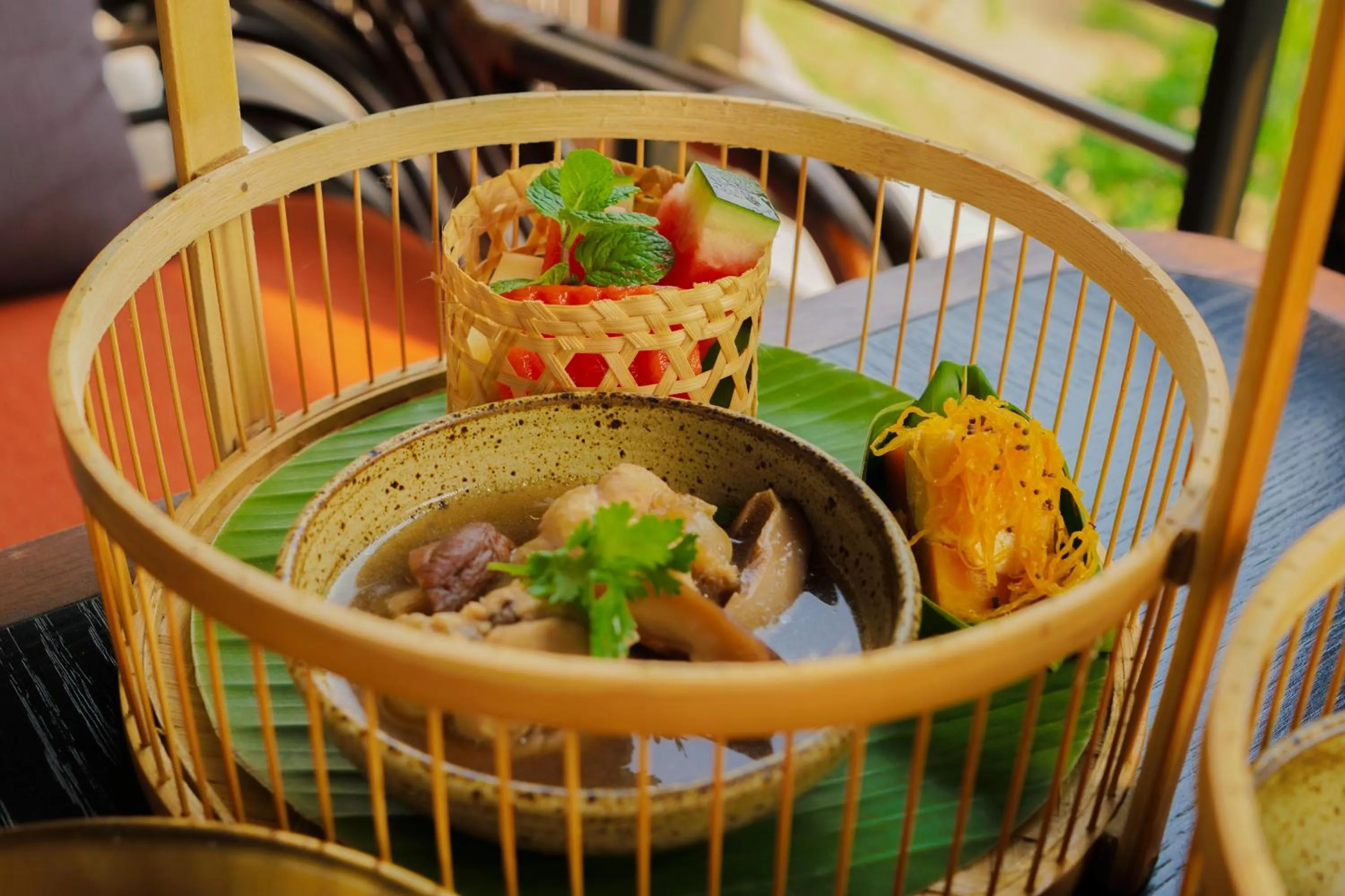 Breakfast in Patamma Hideaway Resort