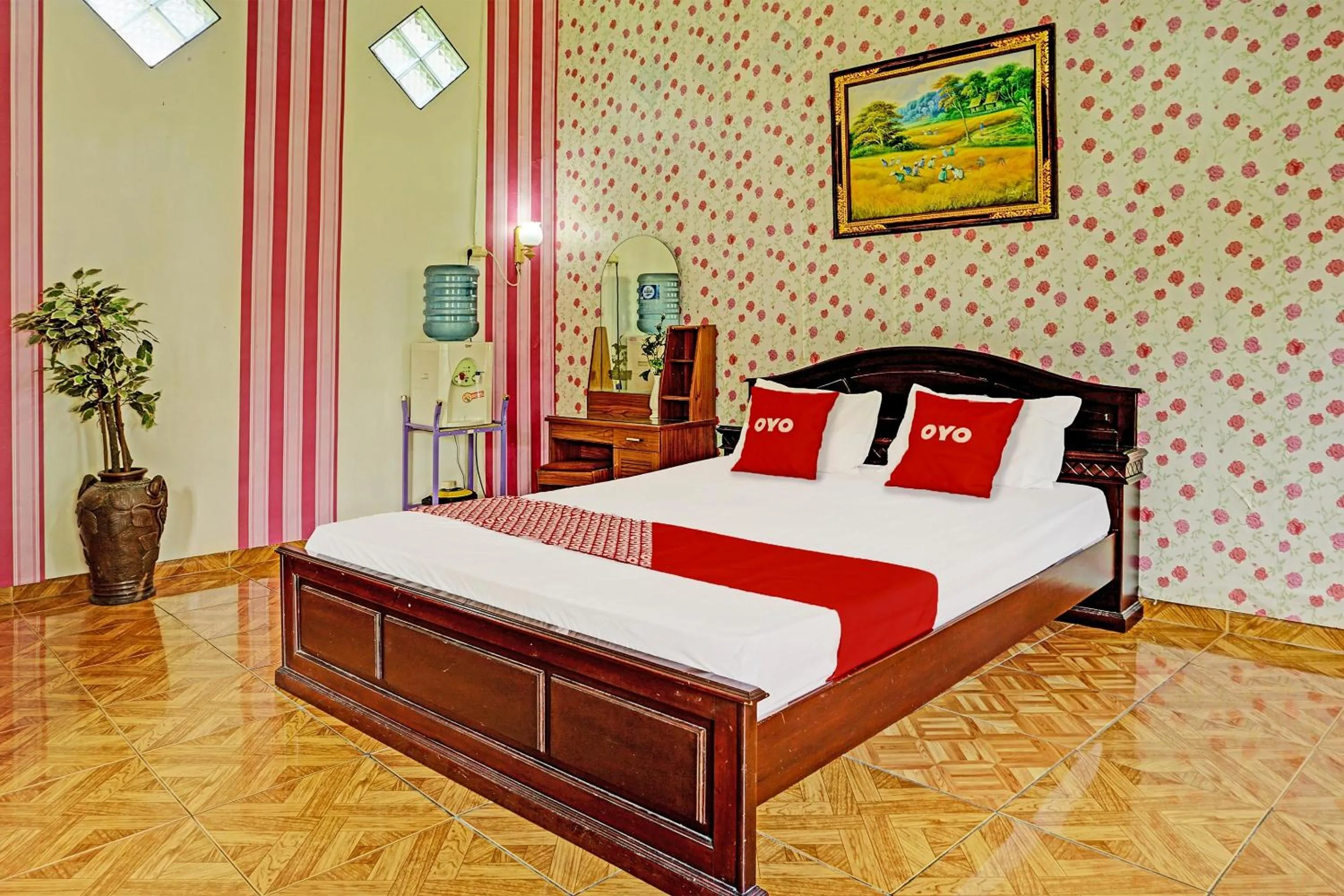 Bedroom, Bed in OYO Life 92376 Agape Villa