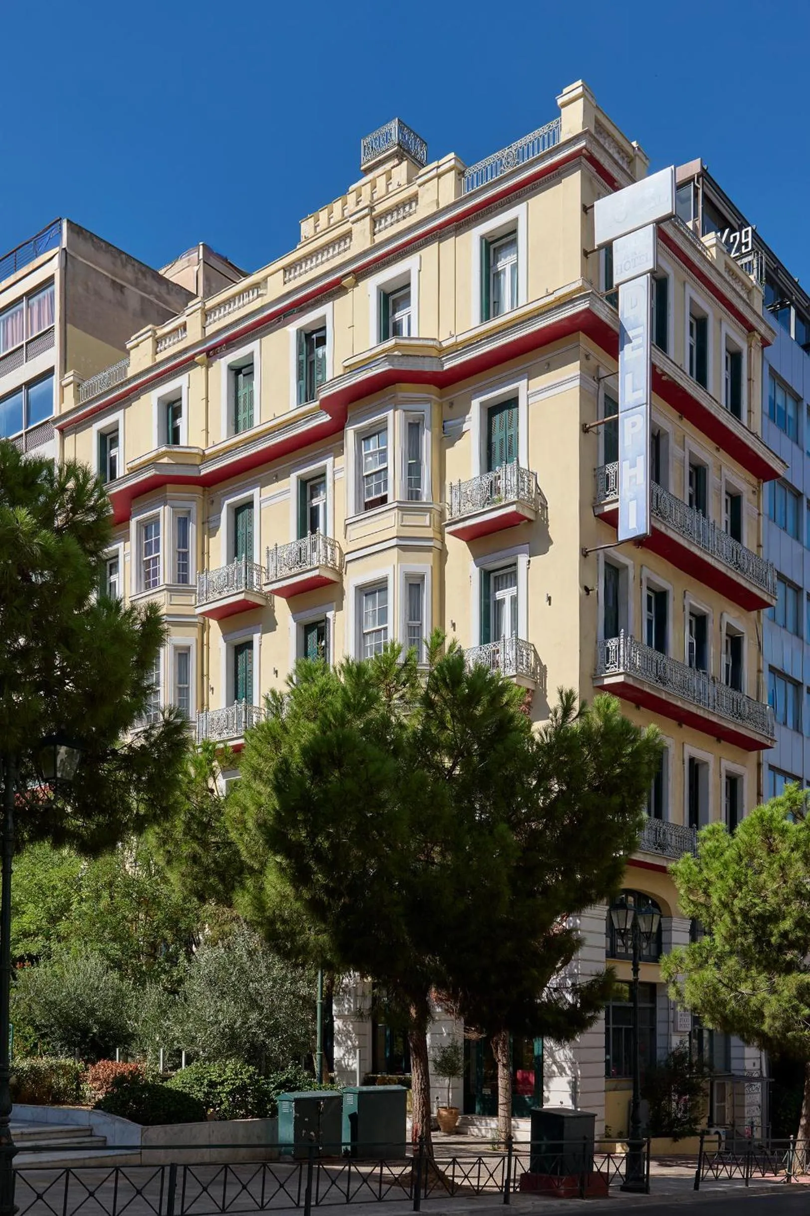 Property building in Delphi Art Hotel by Prima Hotels