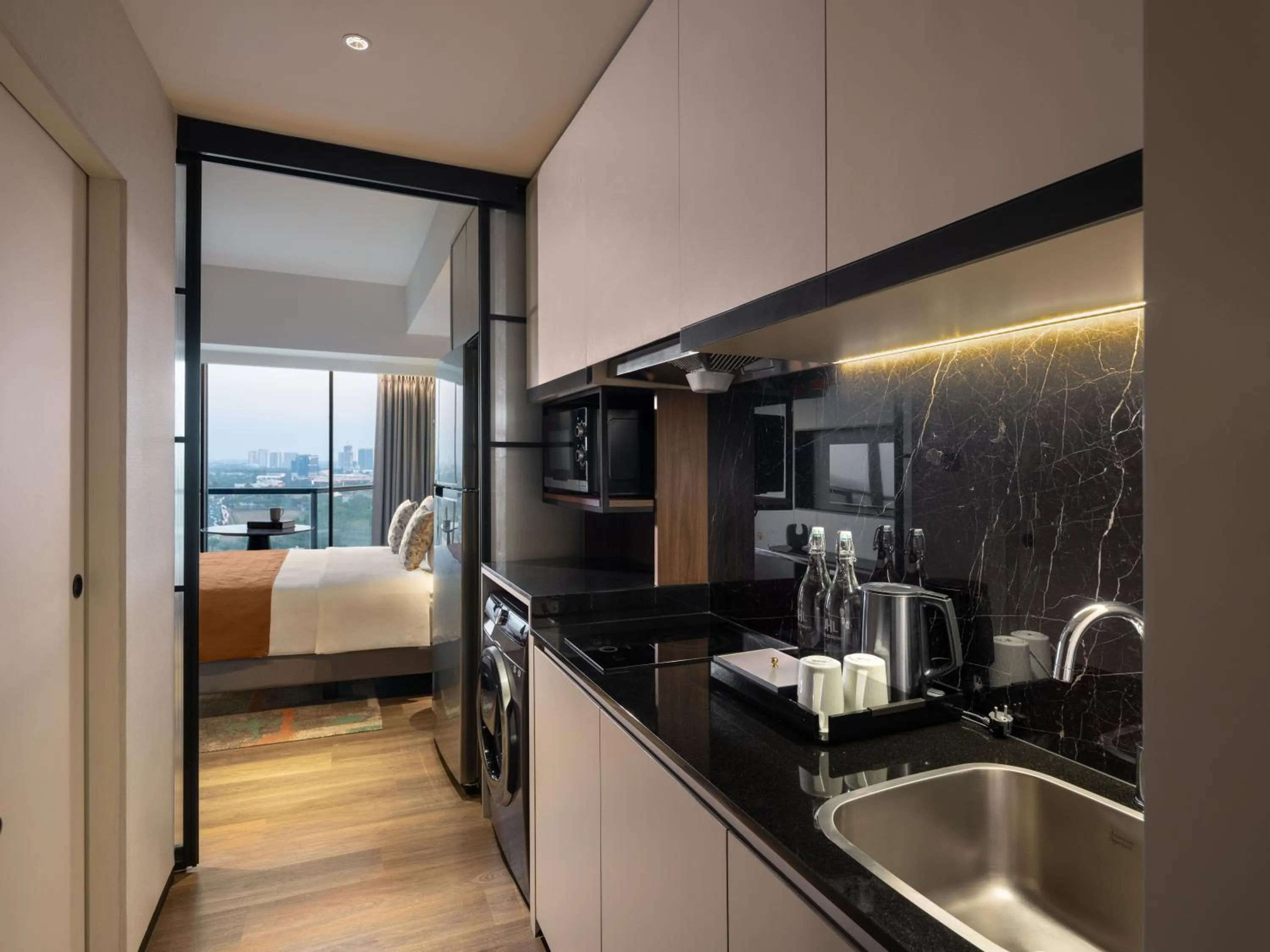 Bedroom, Bed in Herloom Hotel & Residence BSD Tangerang