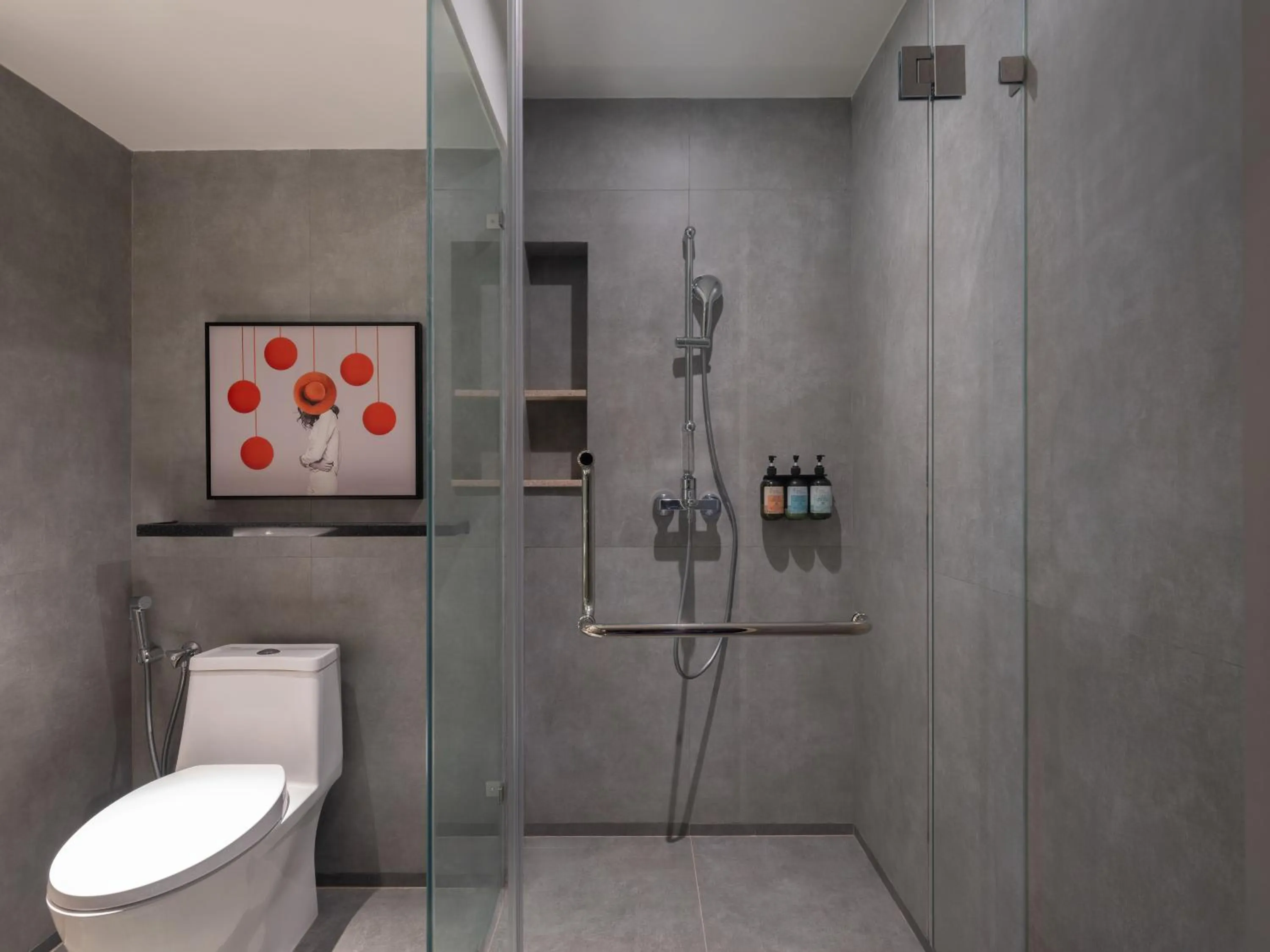 Shower in Herloom Hotel & Residence BSD Tangerang