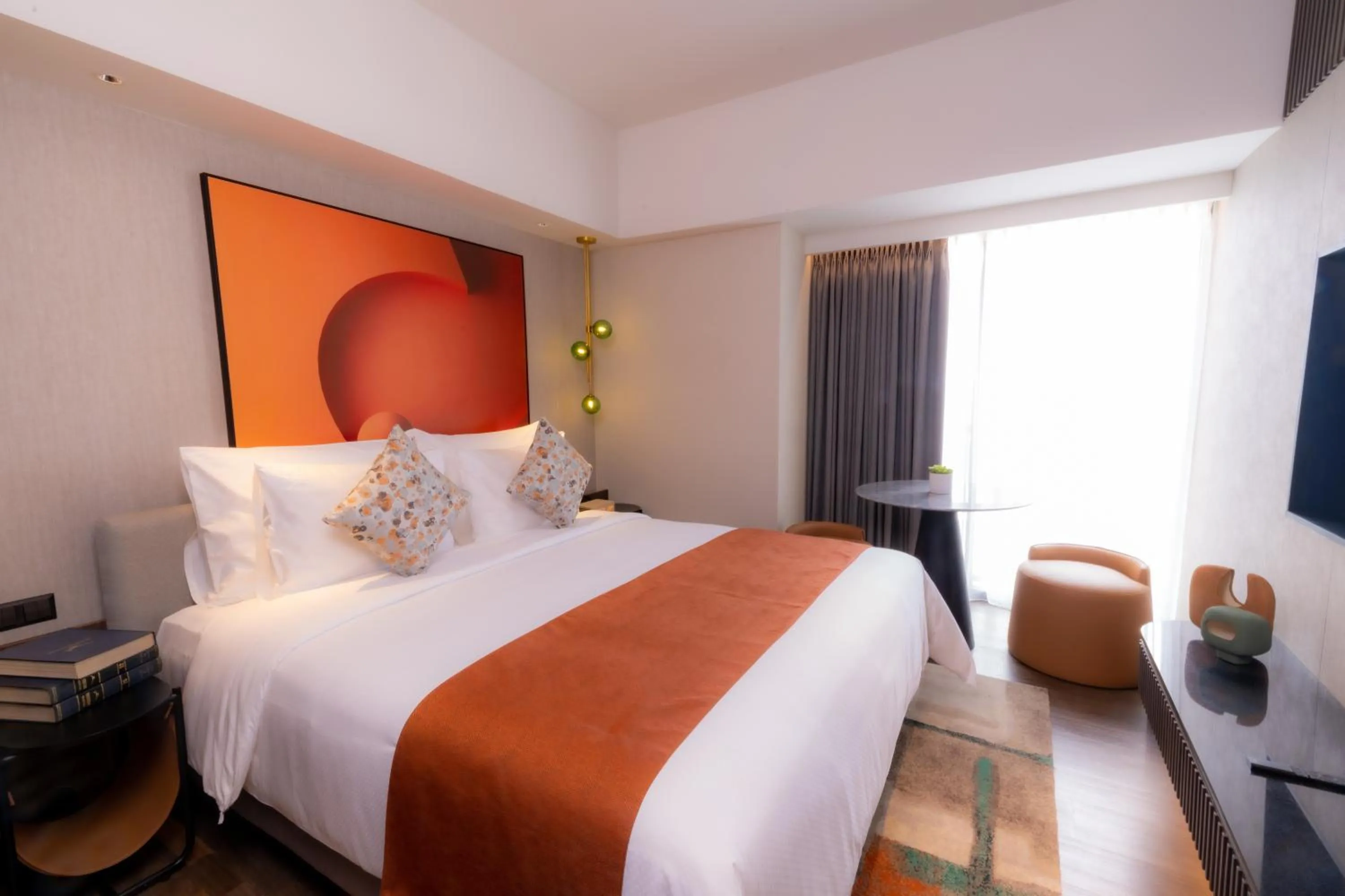 Bed in Herloom Hotel & Residence BSD Tangerang