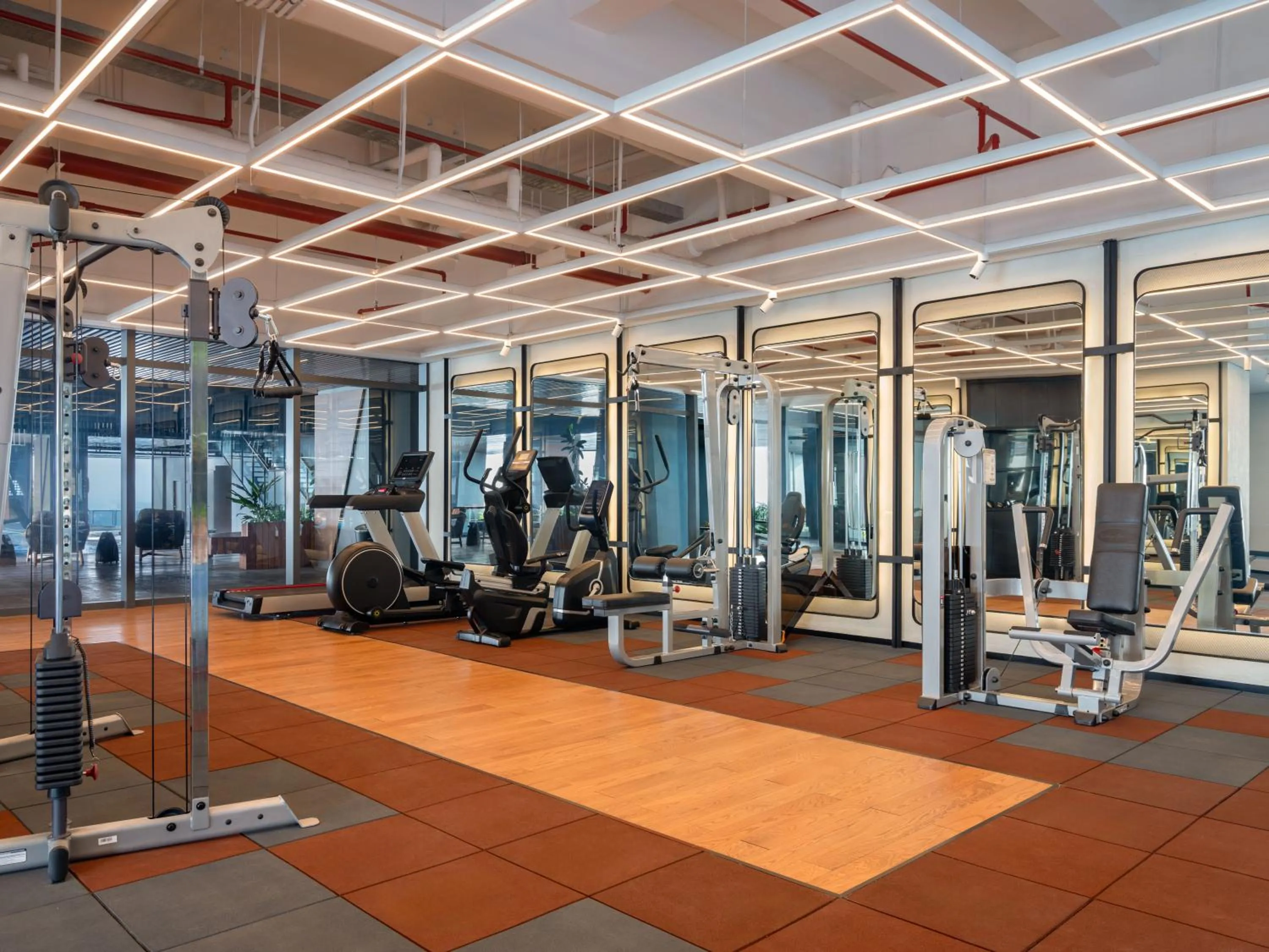 Fitness centre/facilities in Herloom Hotel & Residence BSD Tangerang