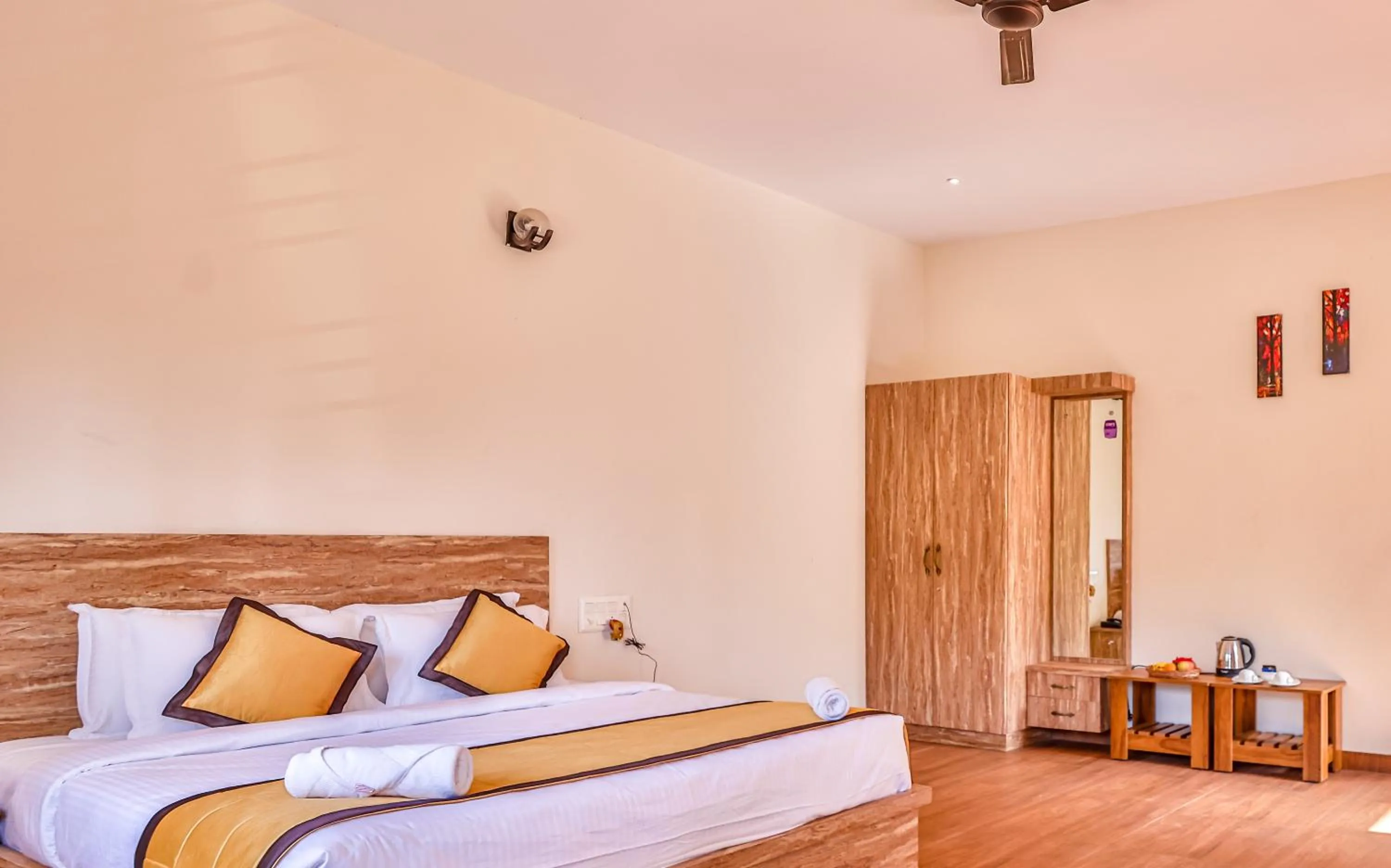 Bed in Hill Crest Resort - Coorg