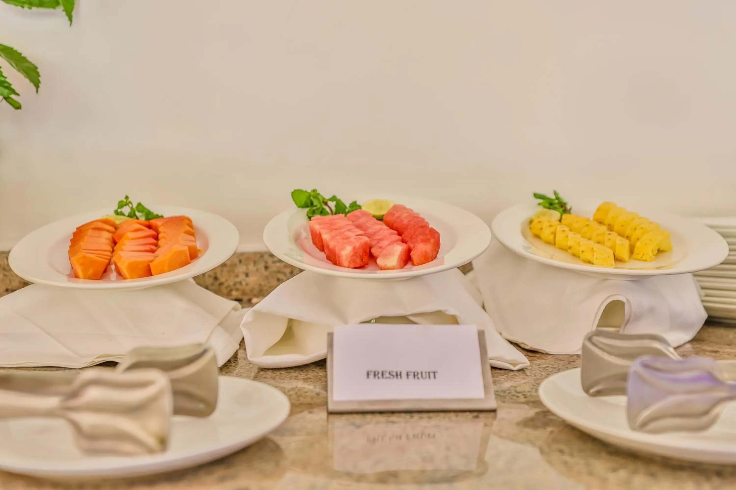 Continental breakfast in Hill Crest Resort - Coorg