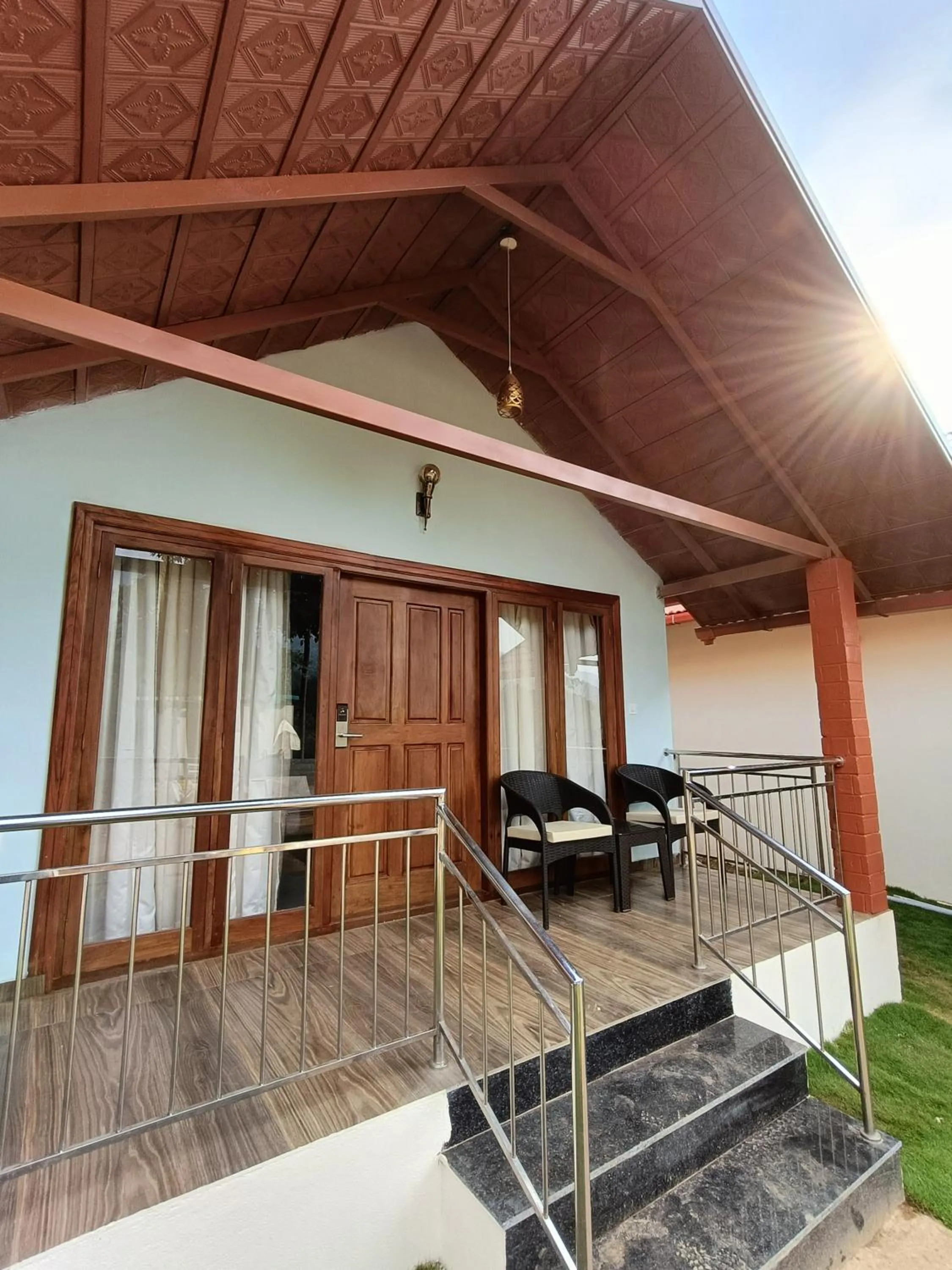 Patio in Hill Crest Resort - Coorg