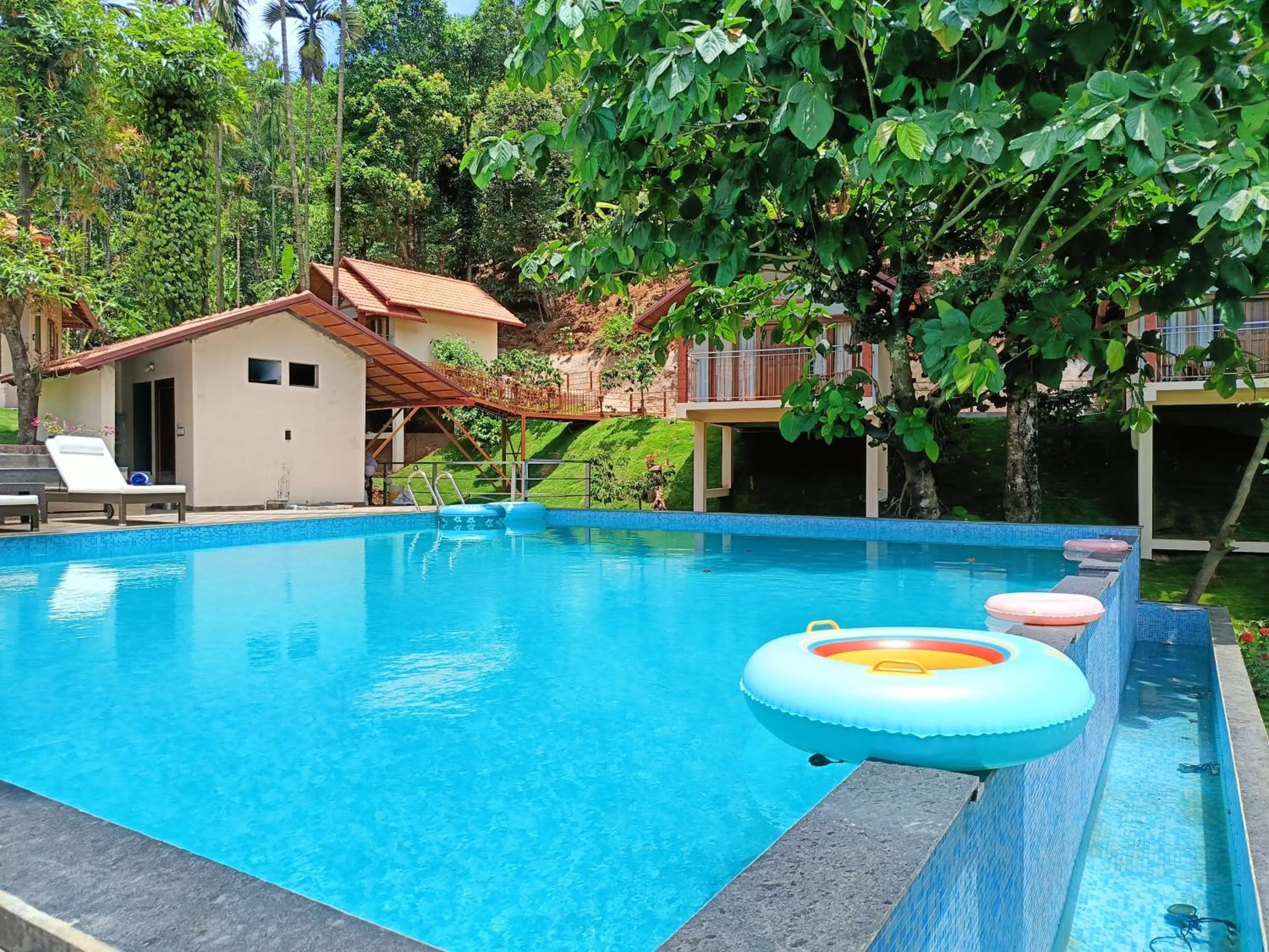 Swimming pool in Hill Crest Resort - Coorg