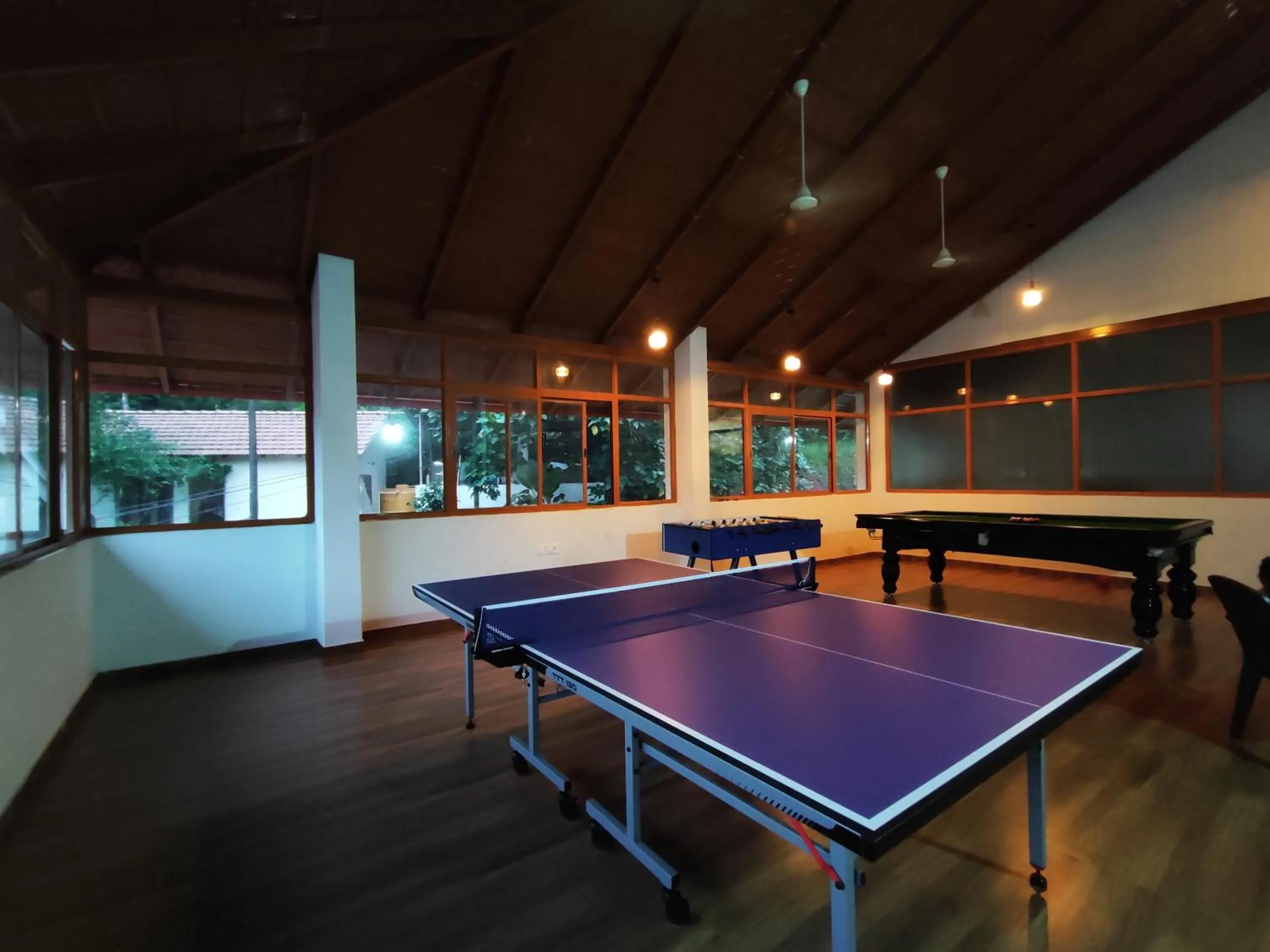 Table tennis in Hill Crest Resort - Coorg