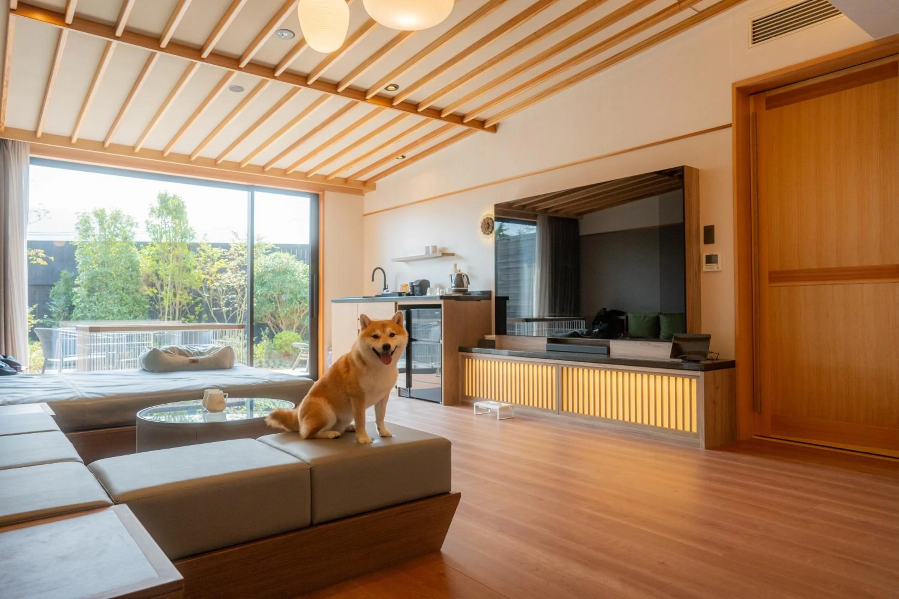 Living room in UreshinoOnsen URESHINO YADOYA