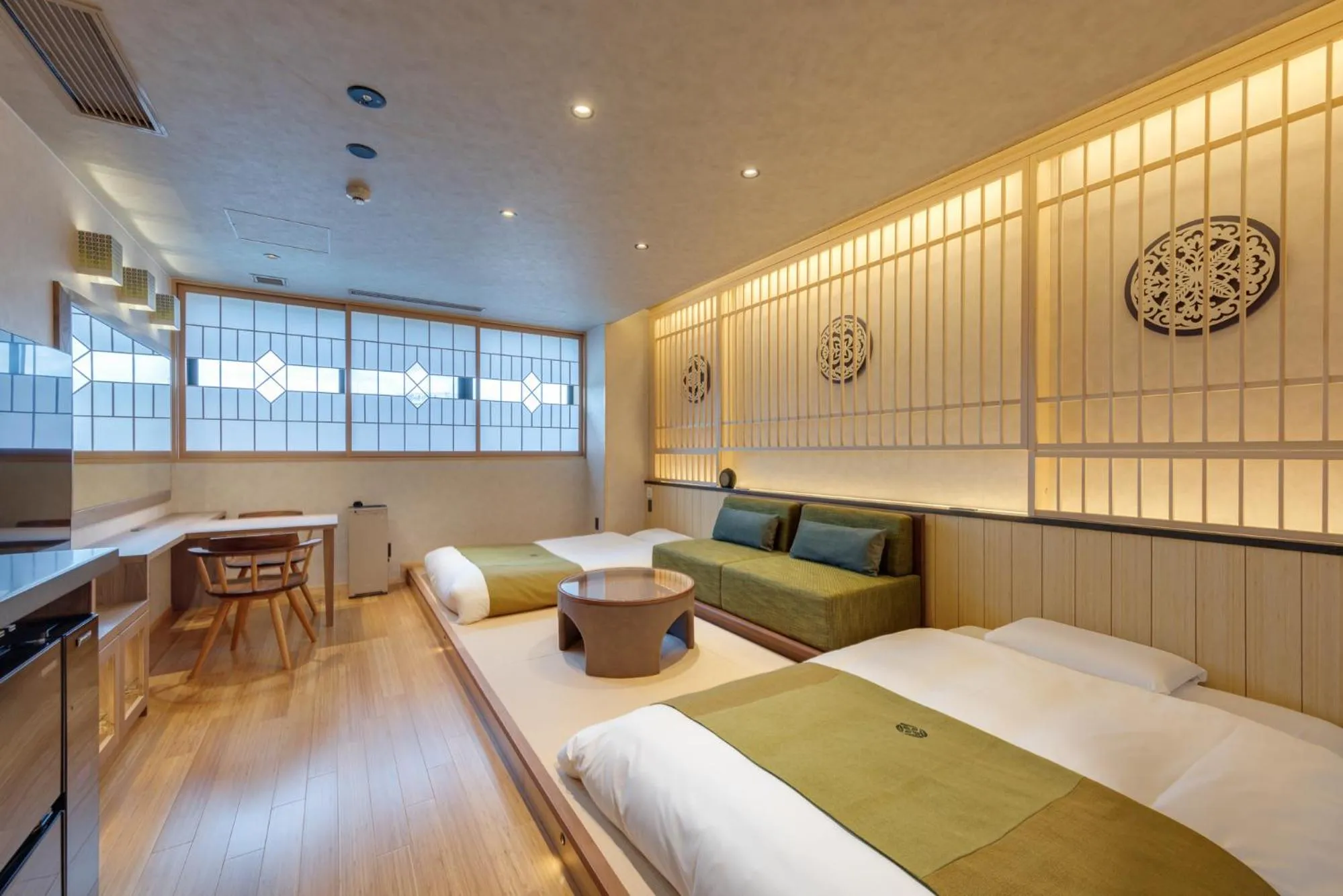 Photo of the whole room, Bed in UreshinoOnsen URESHINO YADOYA