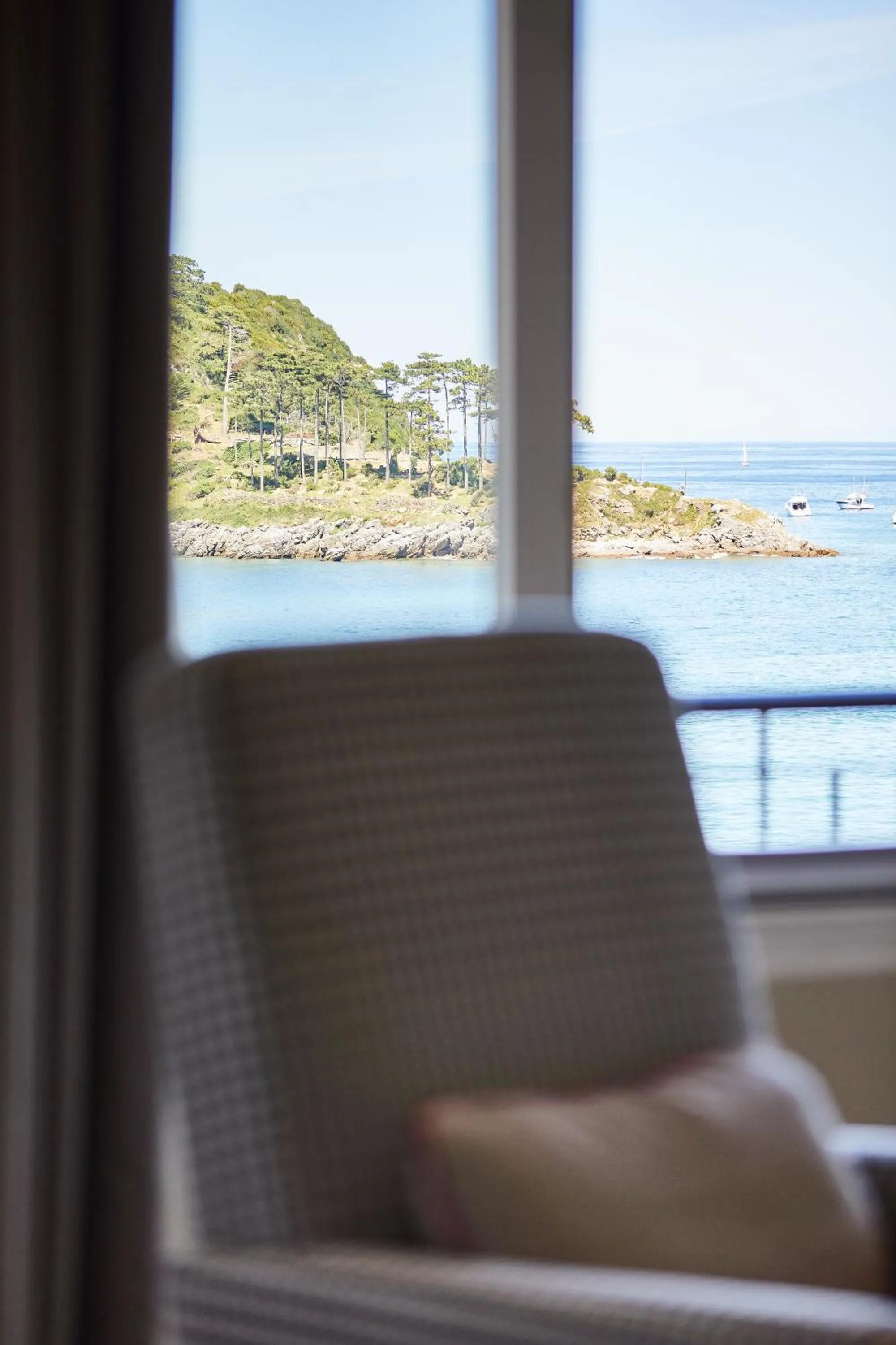 Sea view in Hotel Silken Palacio Uribarren