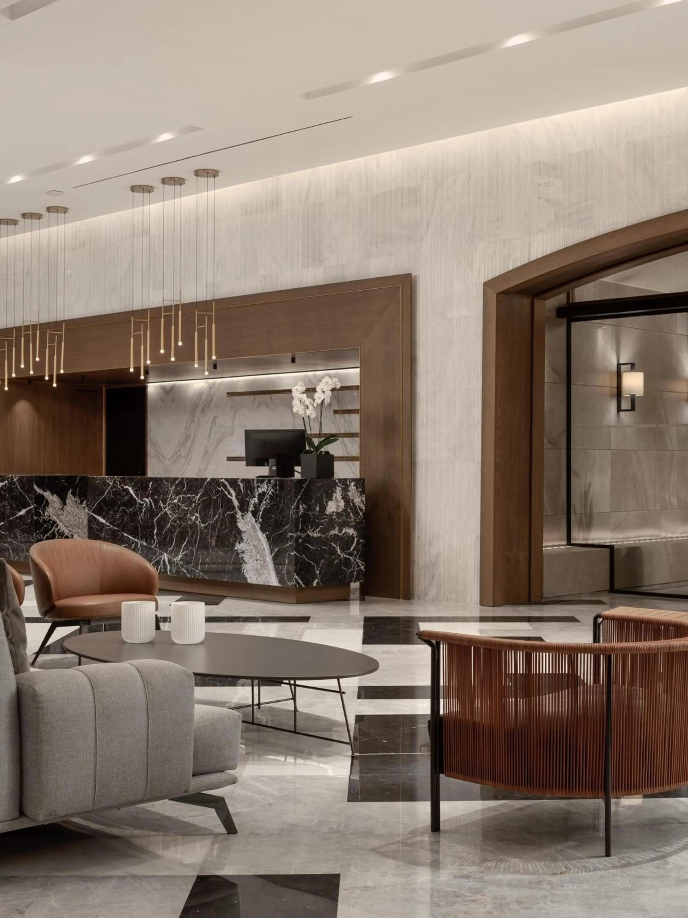 Lobby or reception in Theartemis Palace