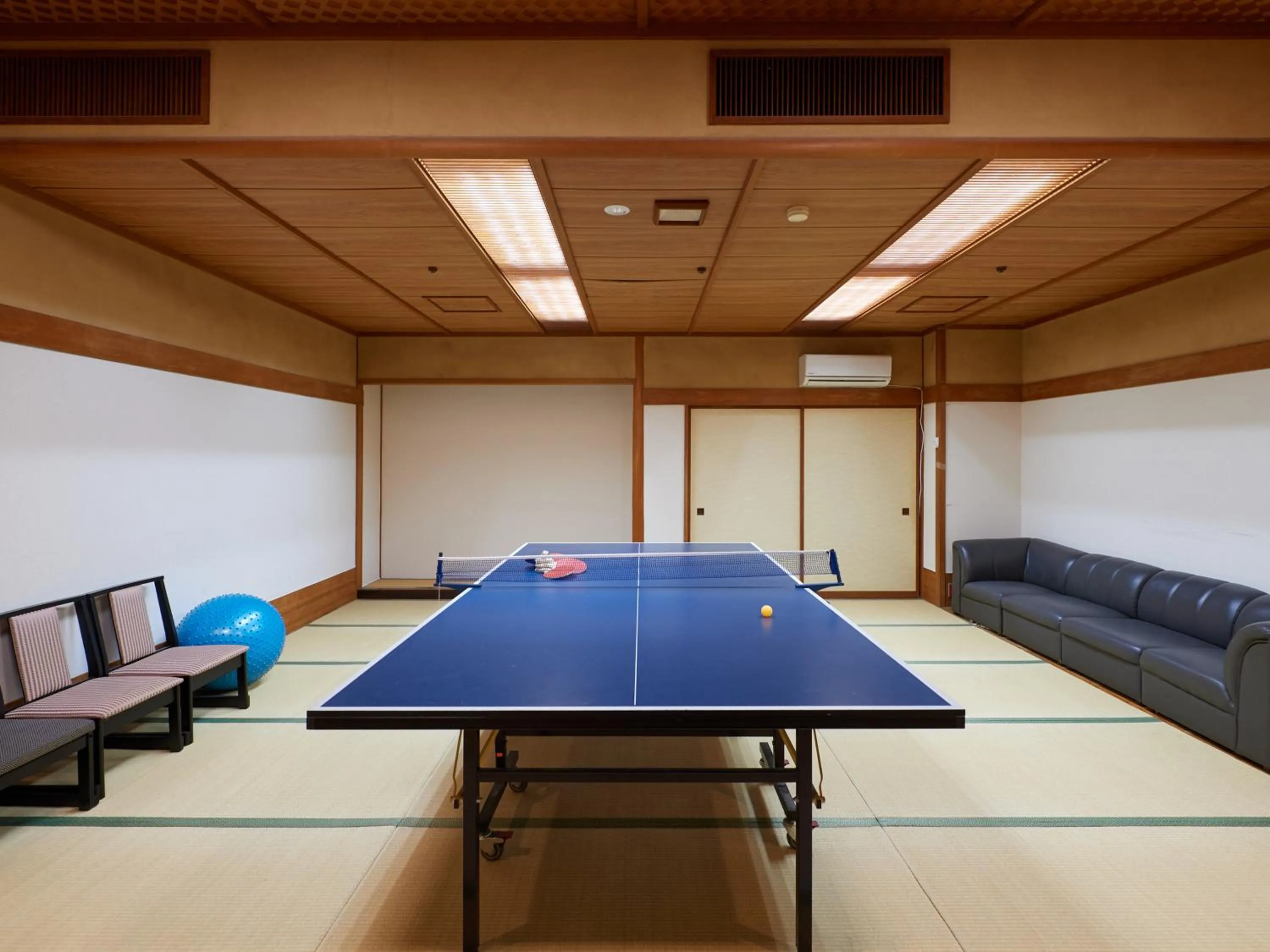 Table tennis in Izu Atagawa Onsen Hotel Gyokuryu