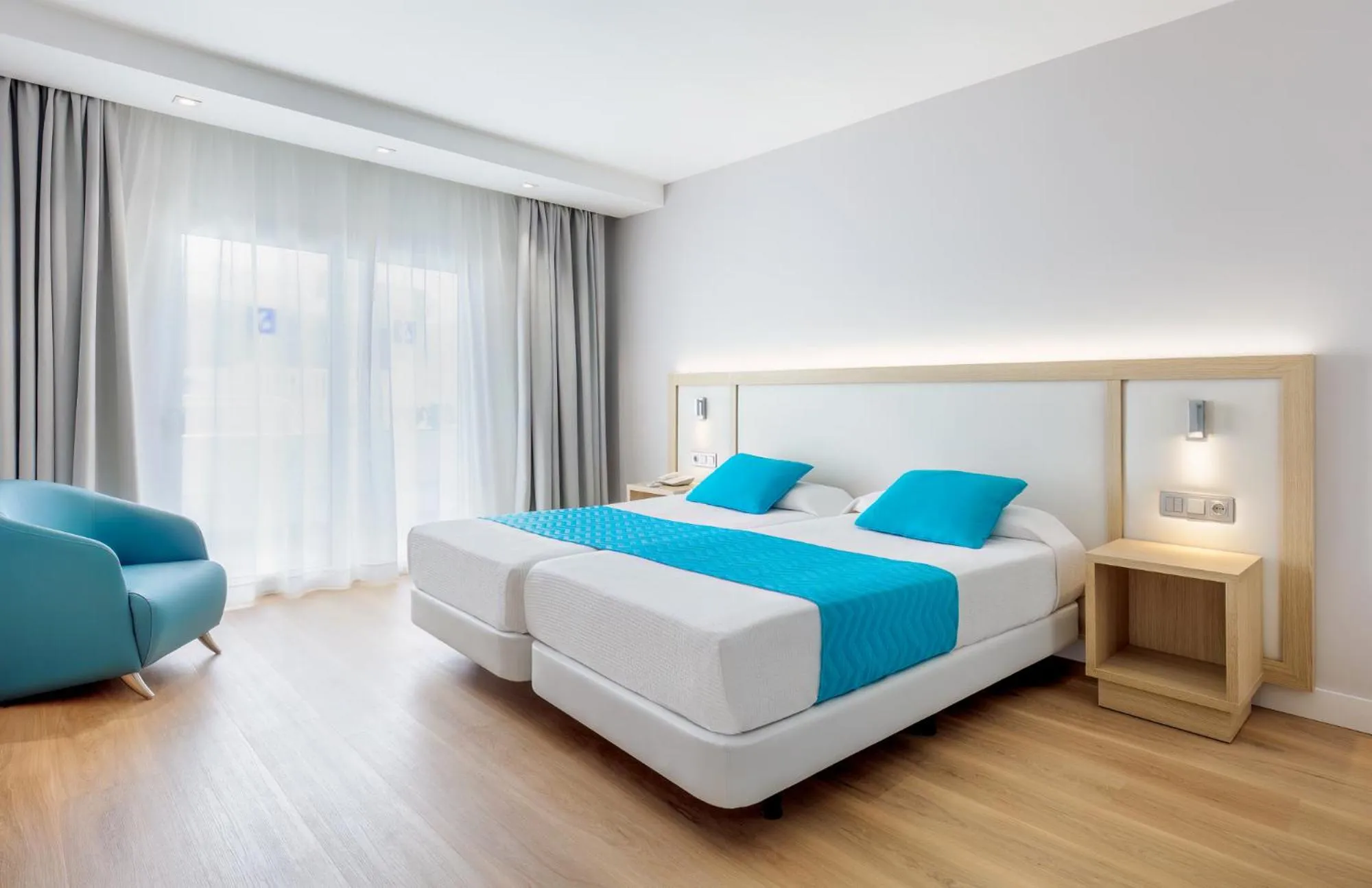 Bed in Hotel Lancelot