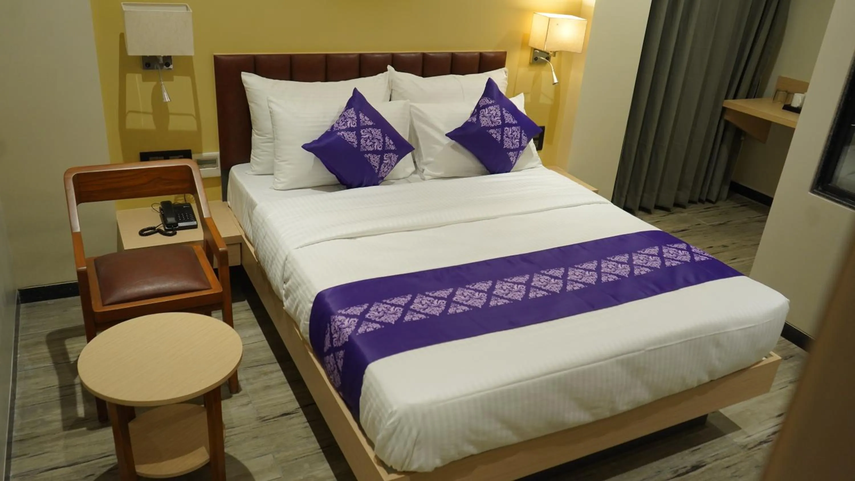 Bedroom, Bed in Purple Beds by VITS Dwarkesh, Surat