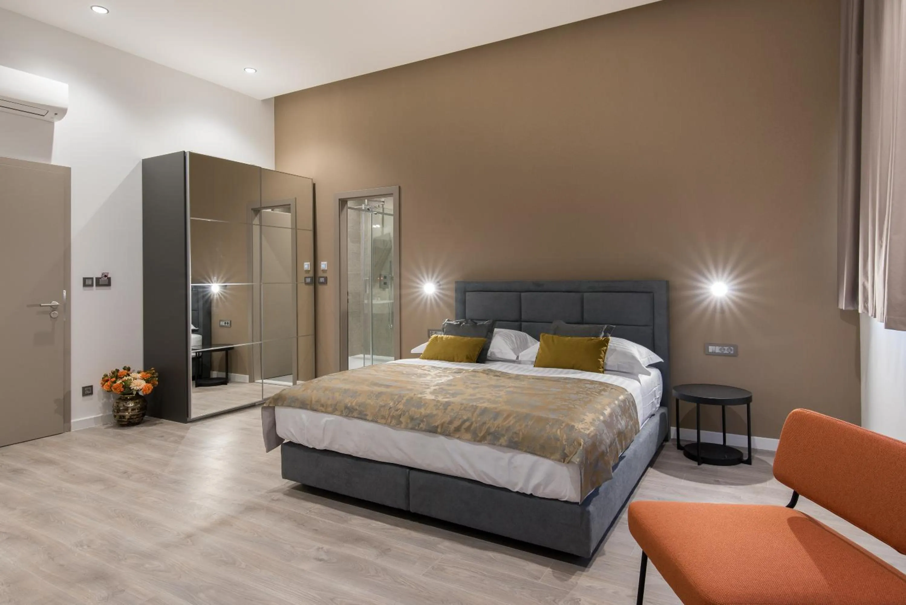 Bed in Seascape Luxury Rooms