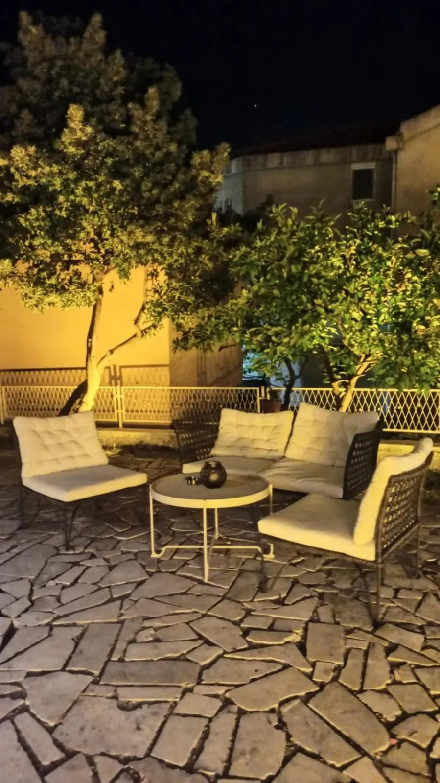 Night in Serenita Stone House