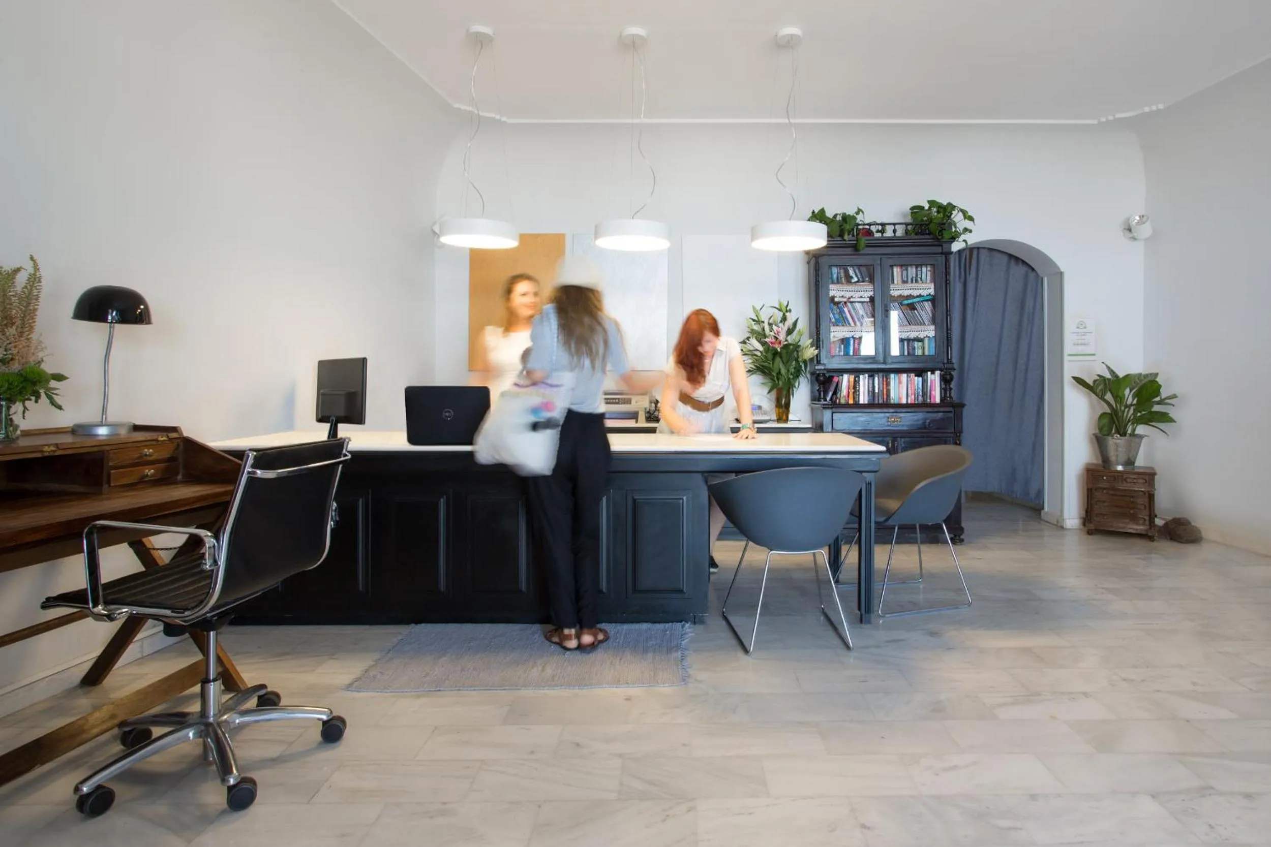 Lobby or reception in Xenones Filotera