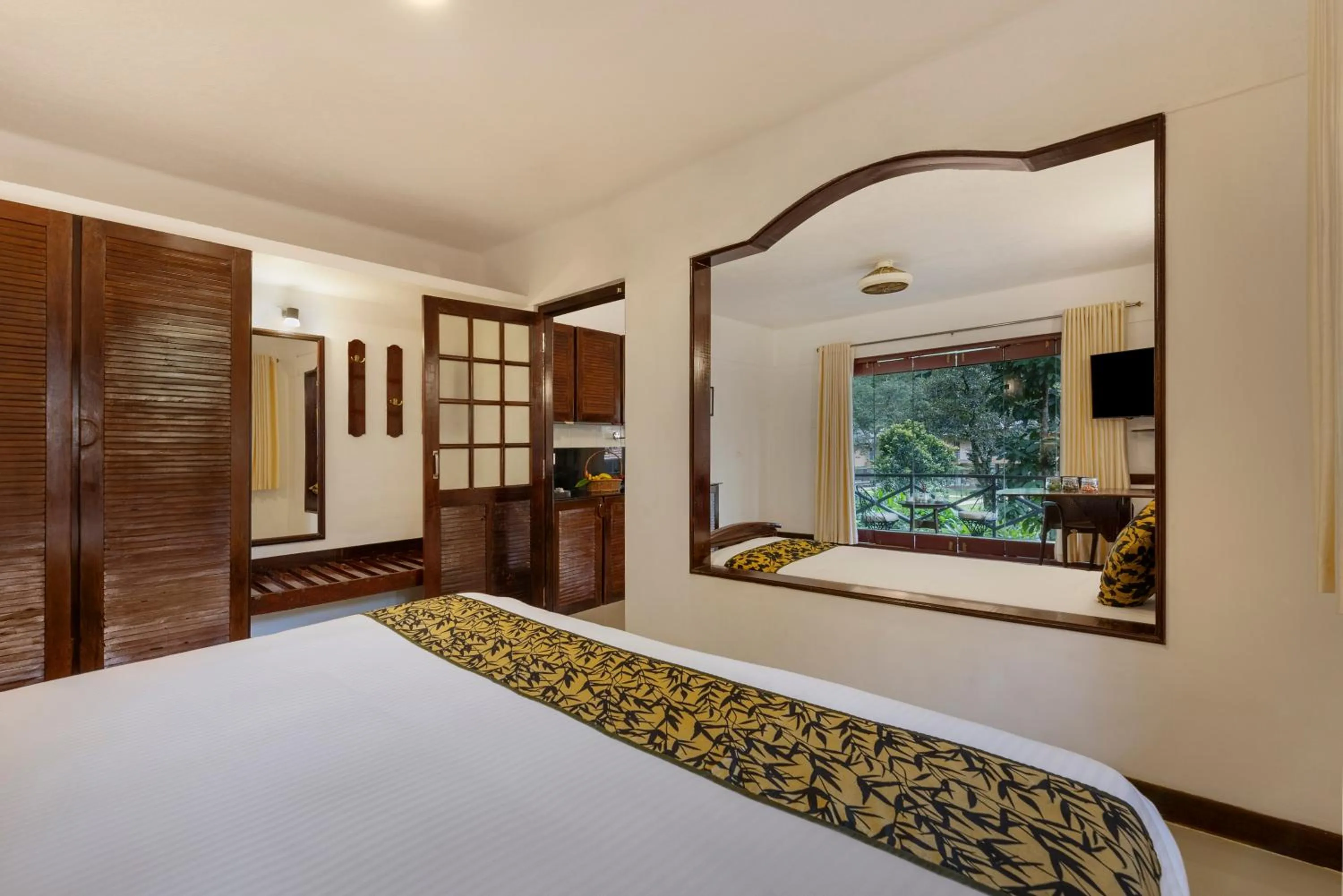 Bed in Sterling Vythiri Wayanad