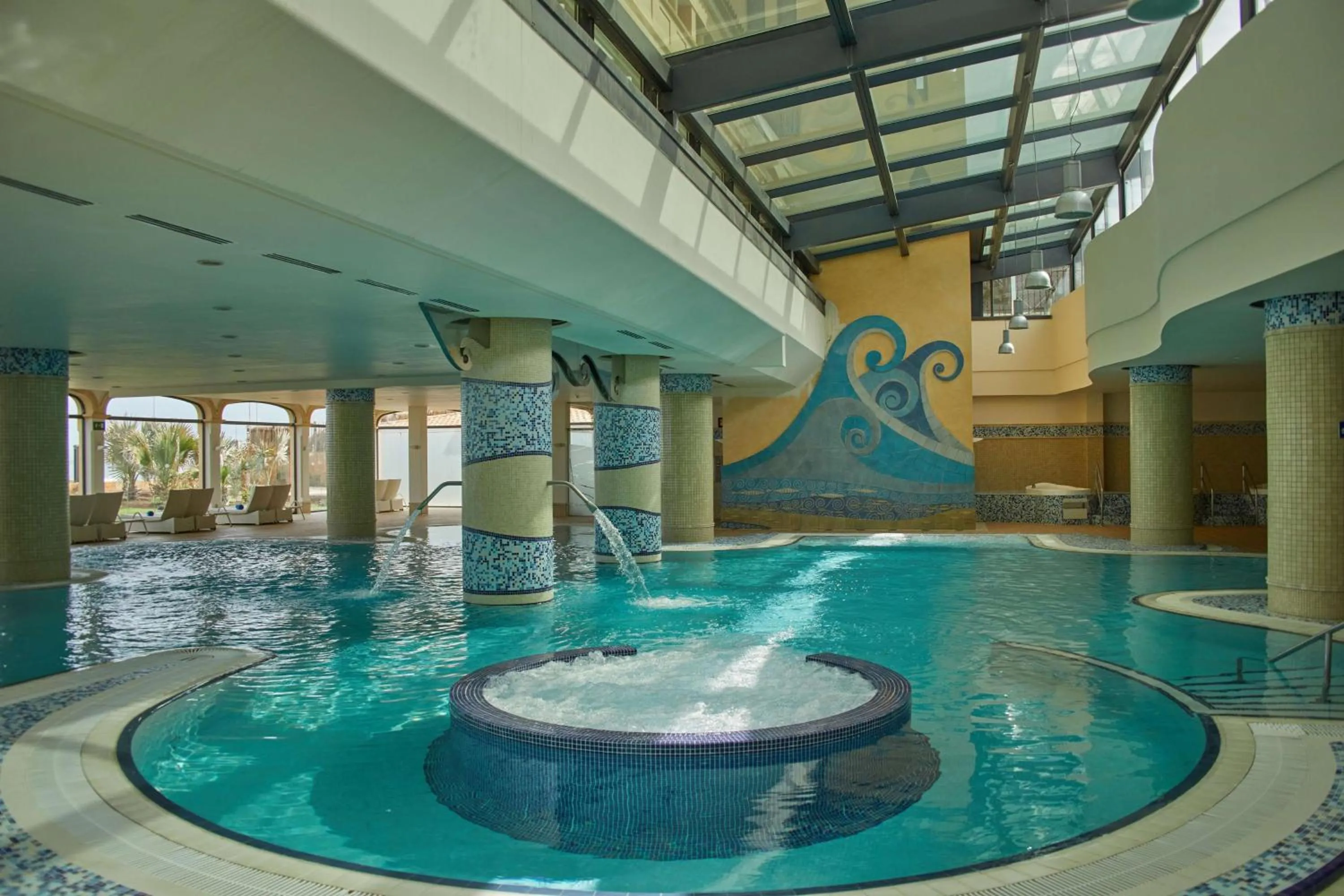 Swimming pool in Secrets Bahía Real Resort & Spa Adults only