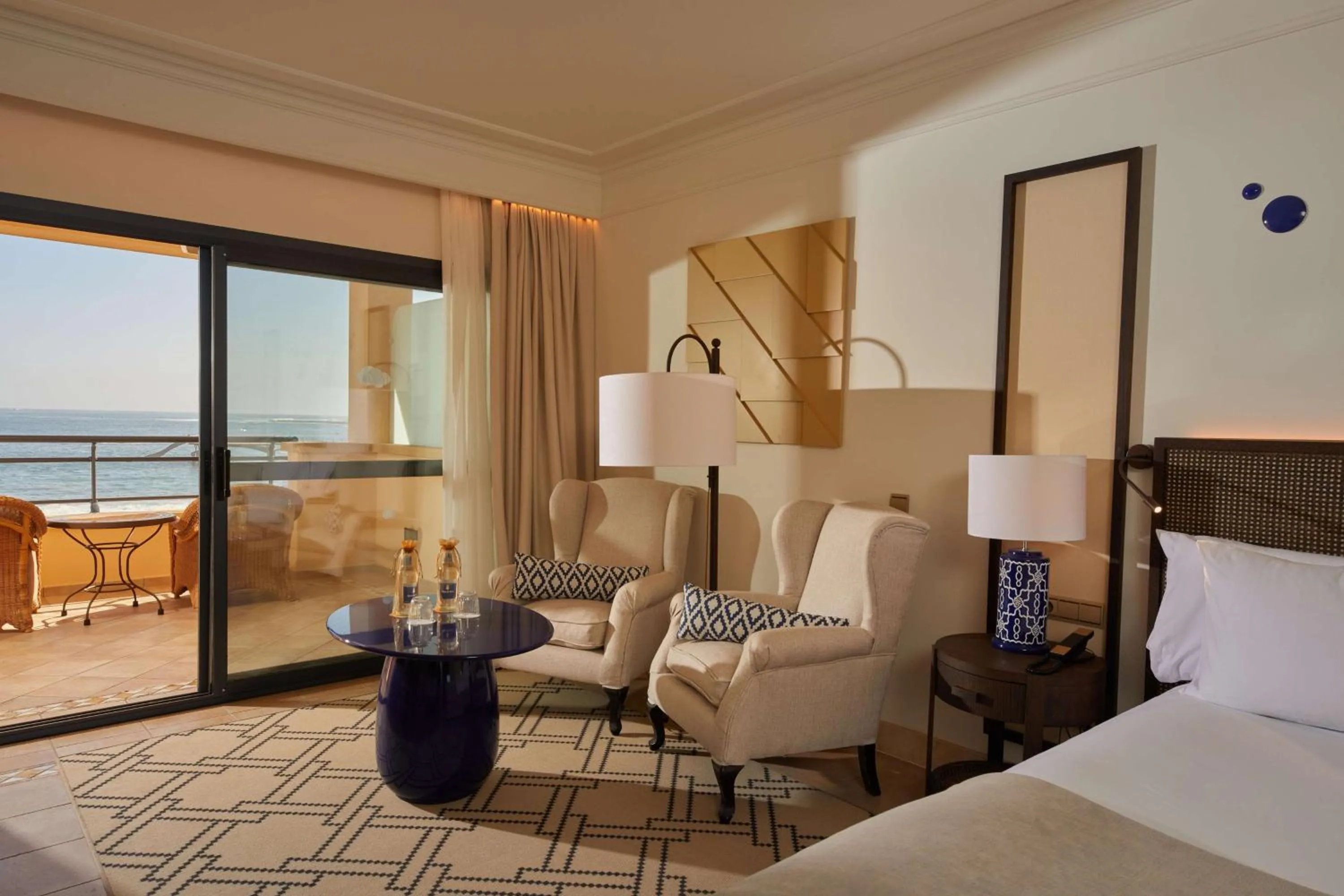 Bedroom, Bed in Secrets Bahía Real Resort & Spa Adults only