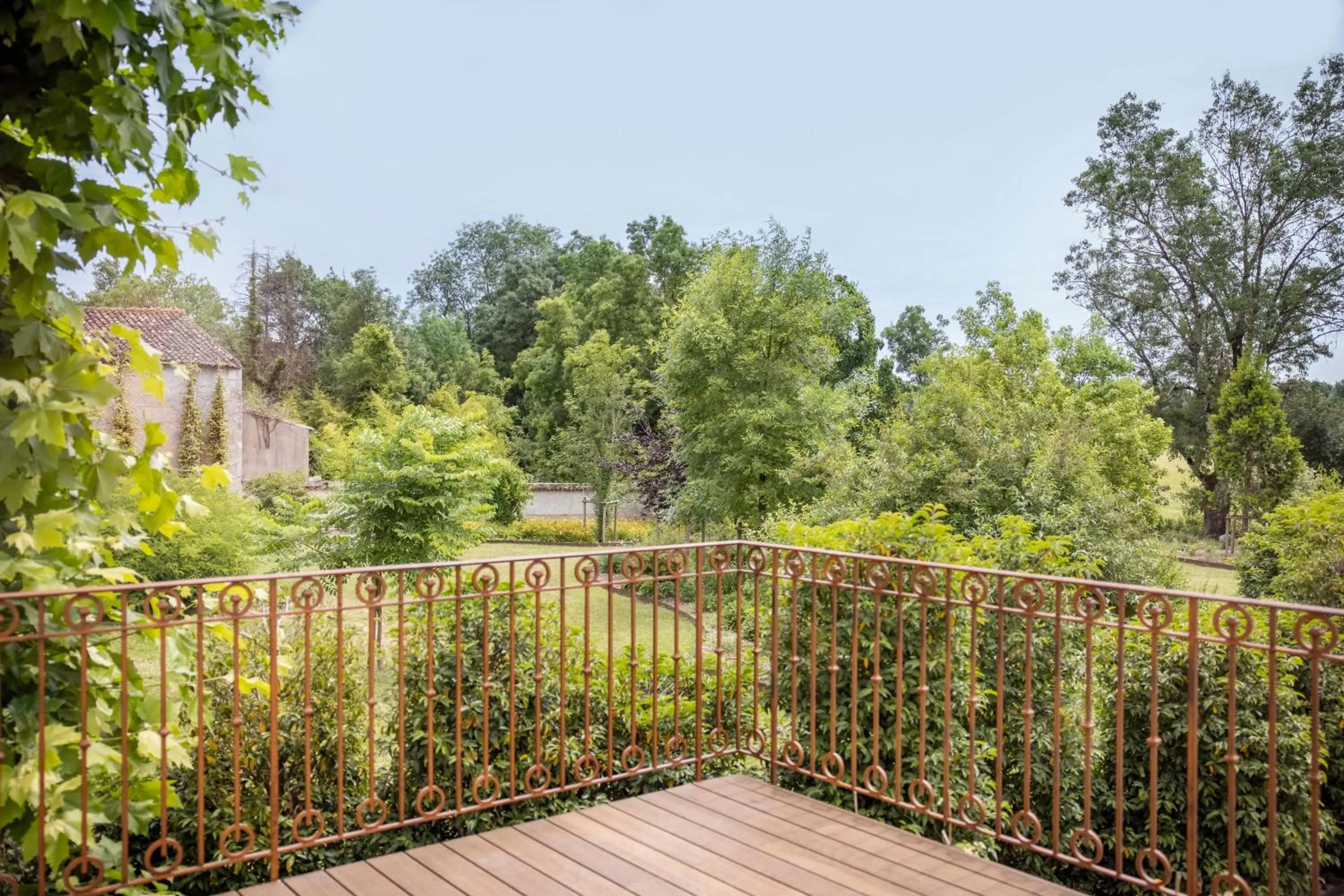 Balcony/Terrace in La Nauve, Hôtel & Jardin - Relais & Châteaux