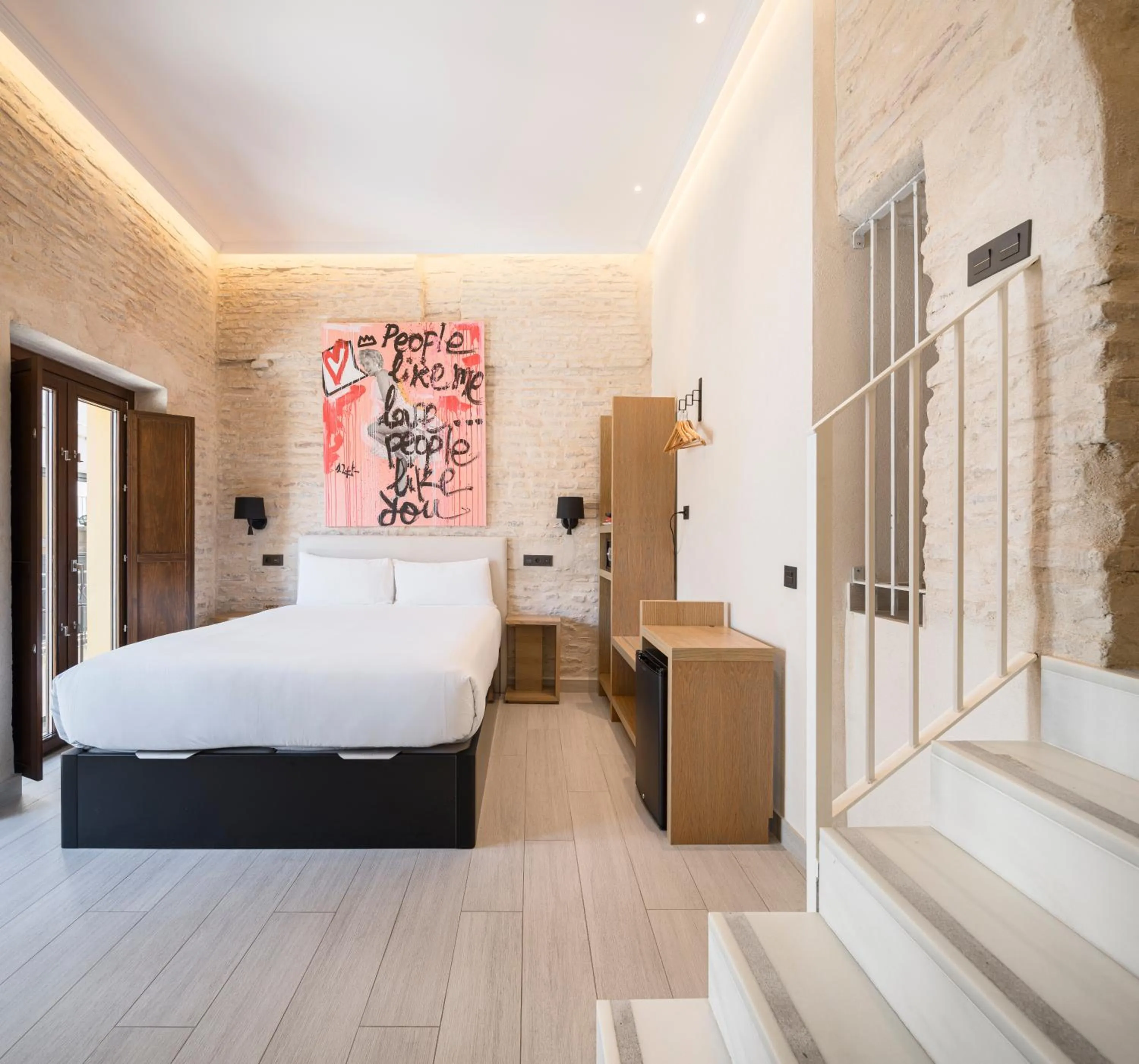 Bed in Casa ART Sevilla