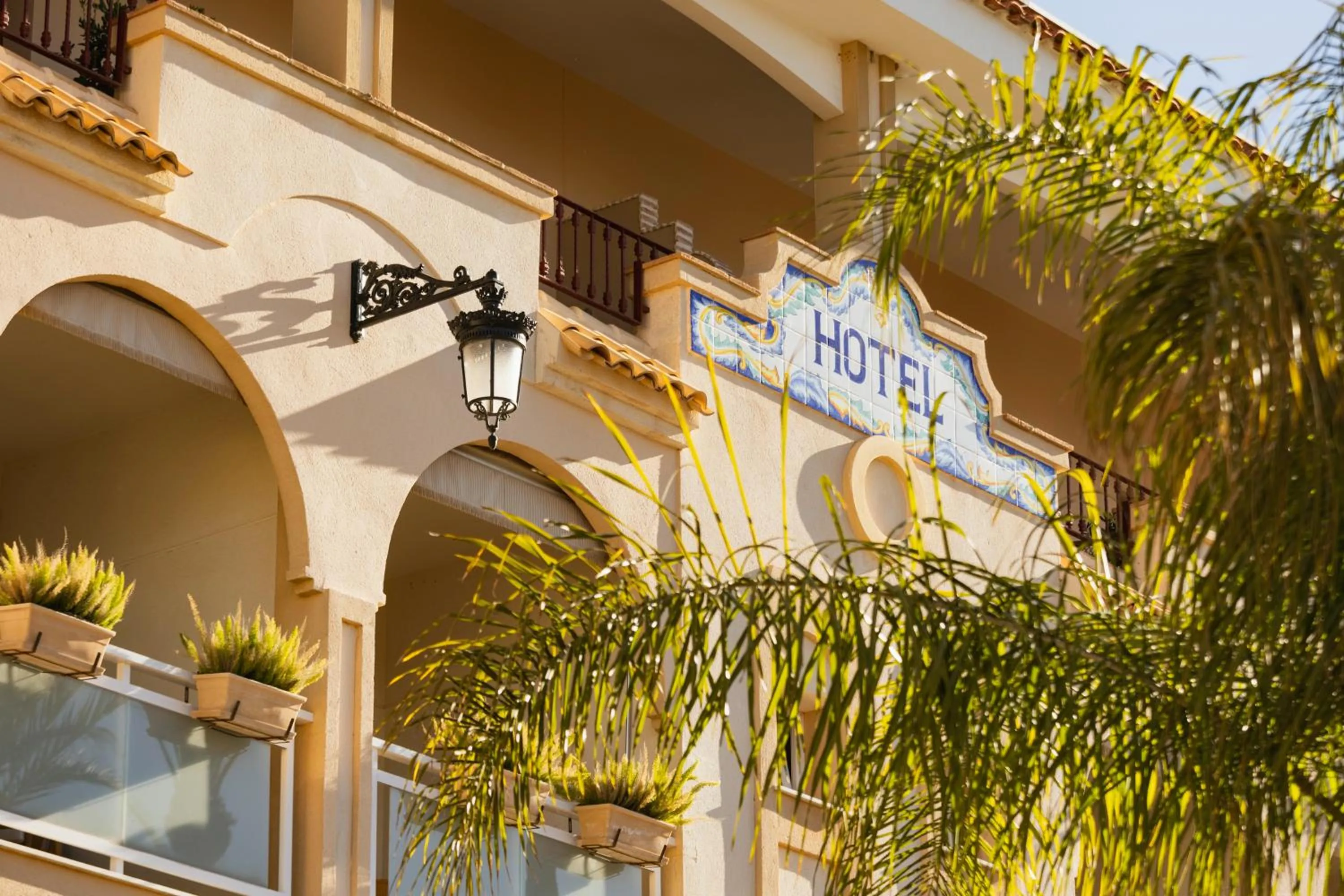 Property building in Hotel Los Ángeles Denia